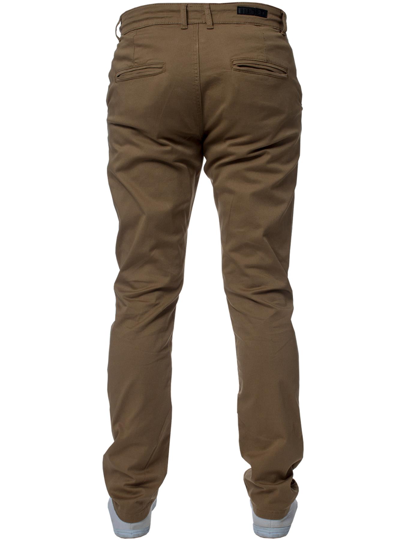 NAVY 30 33 Ed Garments Mens Big And Tall Button Closure Chino Pant