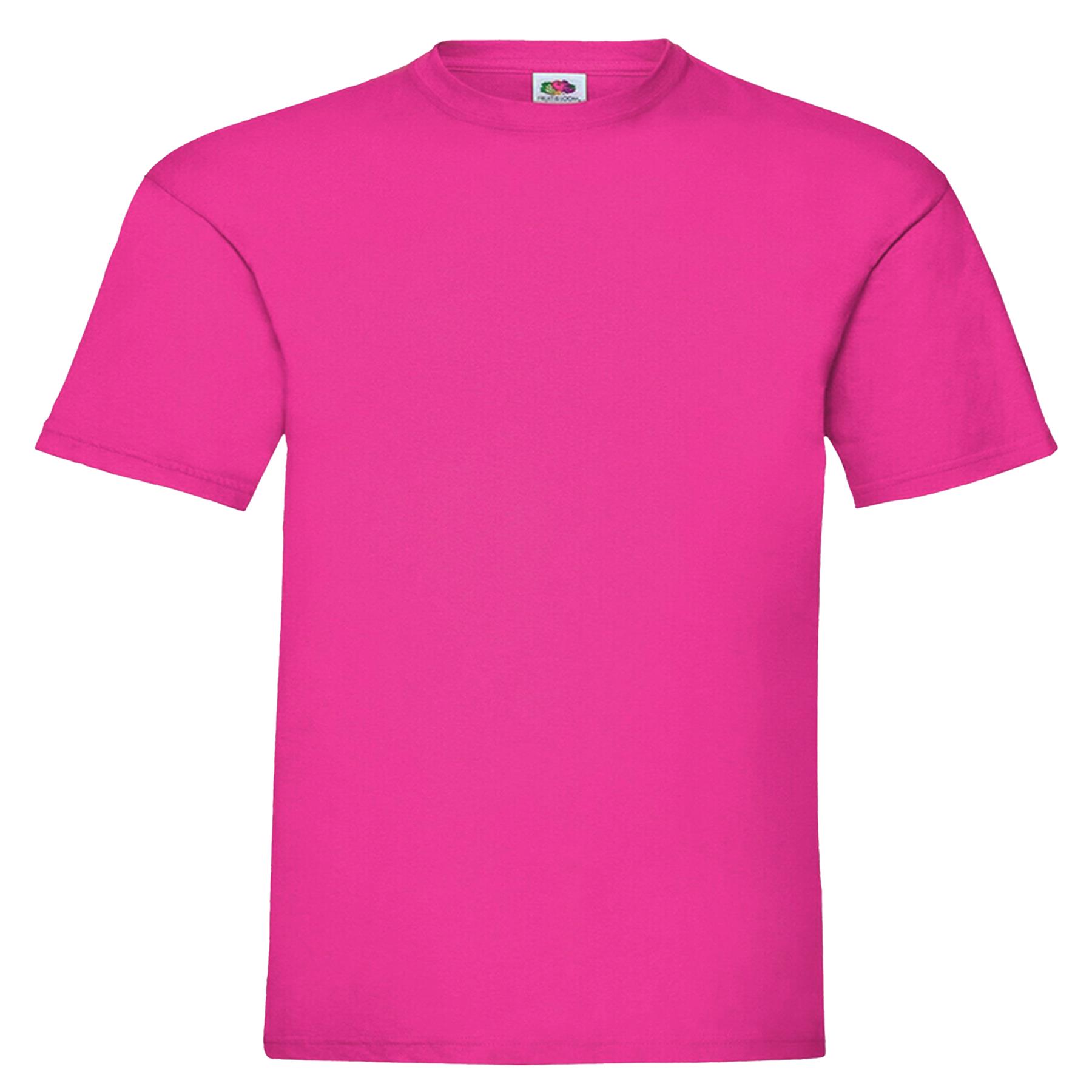 Fruit Of The Loom Children Boys Girls T Shirts Cotton Plain Short Sleeve Tee Top - Picture 49 of 53