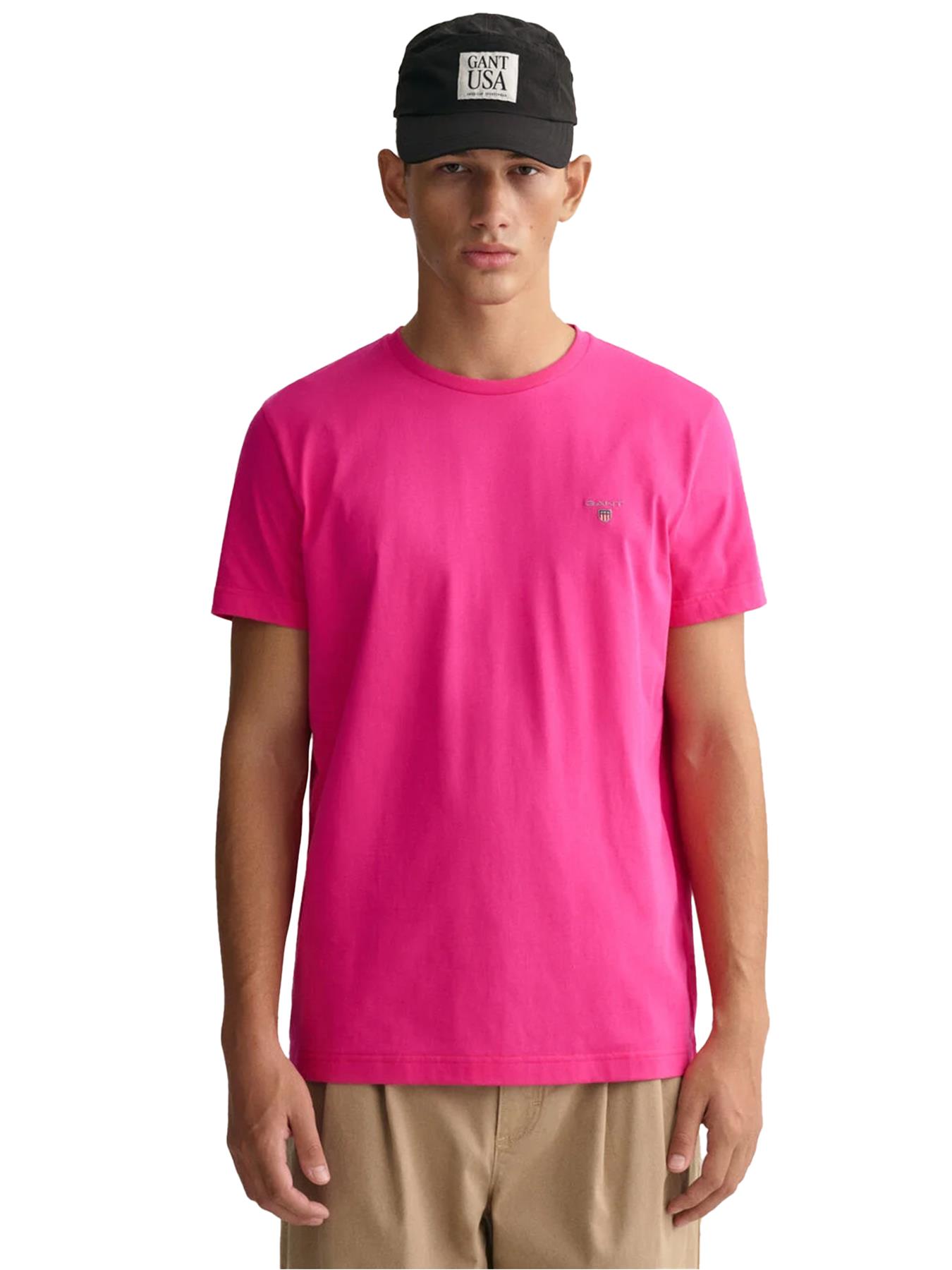 GANT Algodón Hombre Camisetas Manga Corta Casual Top Cuello Redondo Talla UK - Imagen 74 de 95