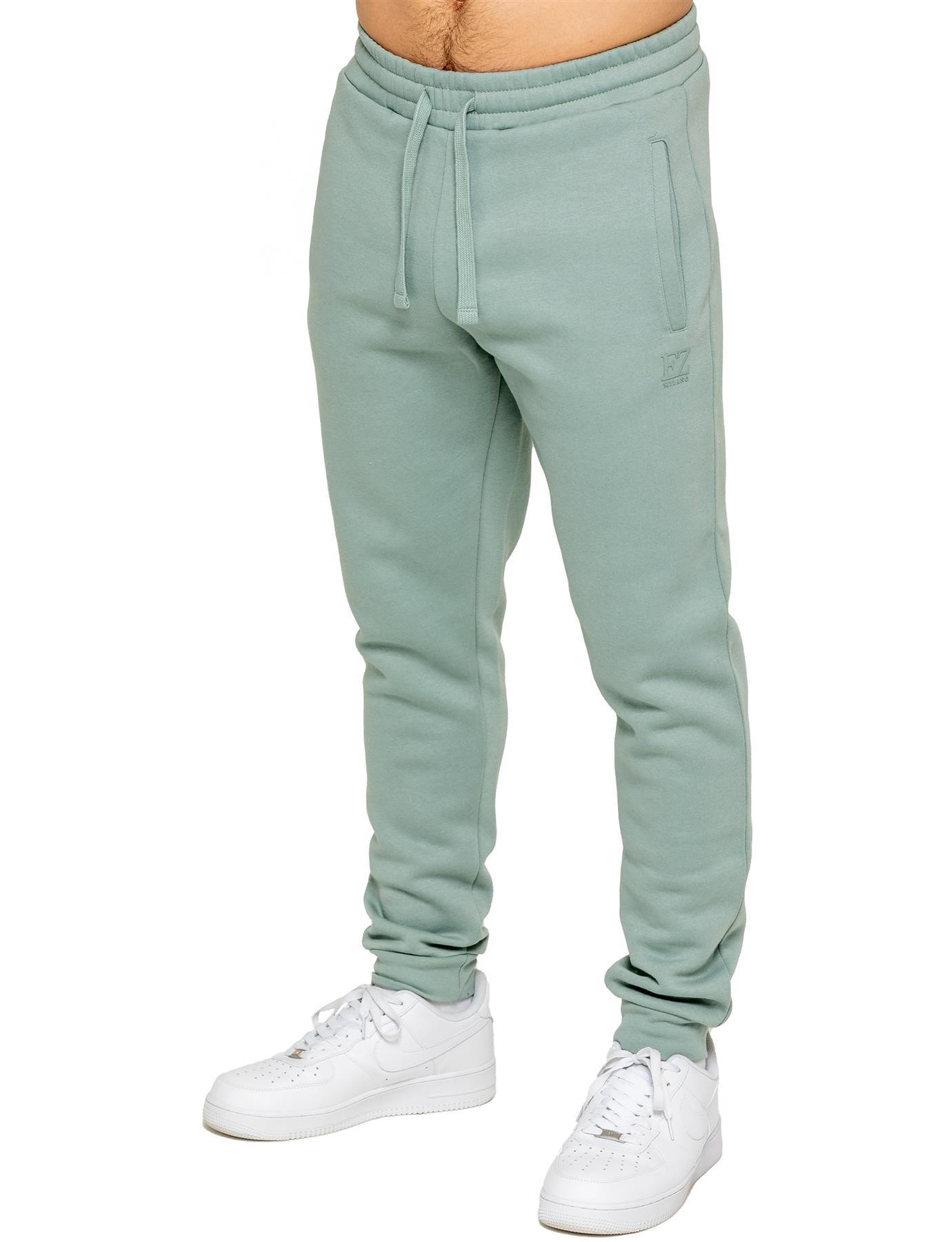 Conjunto de chándal completo Enzo para hombre gimnasio sudadera con capucha joggers informales invierno parte superior inferior - Imagen 67 de 67