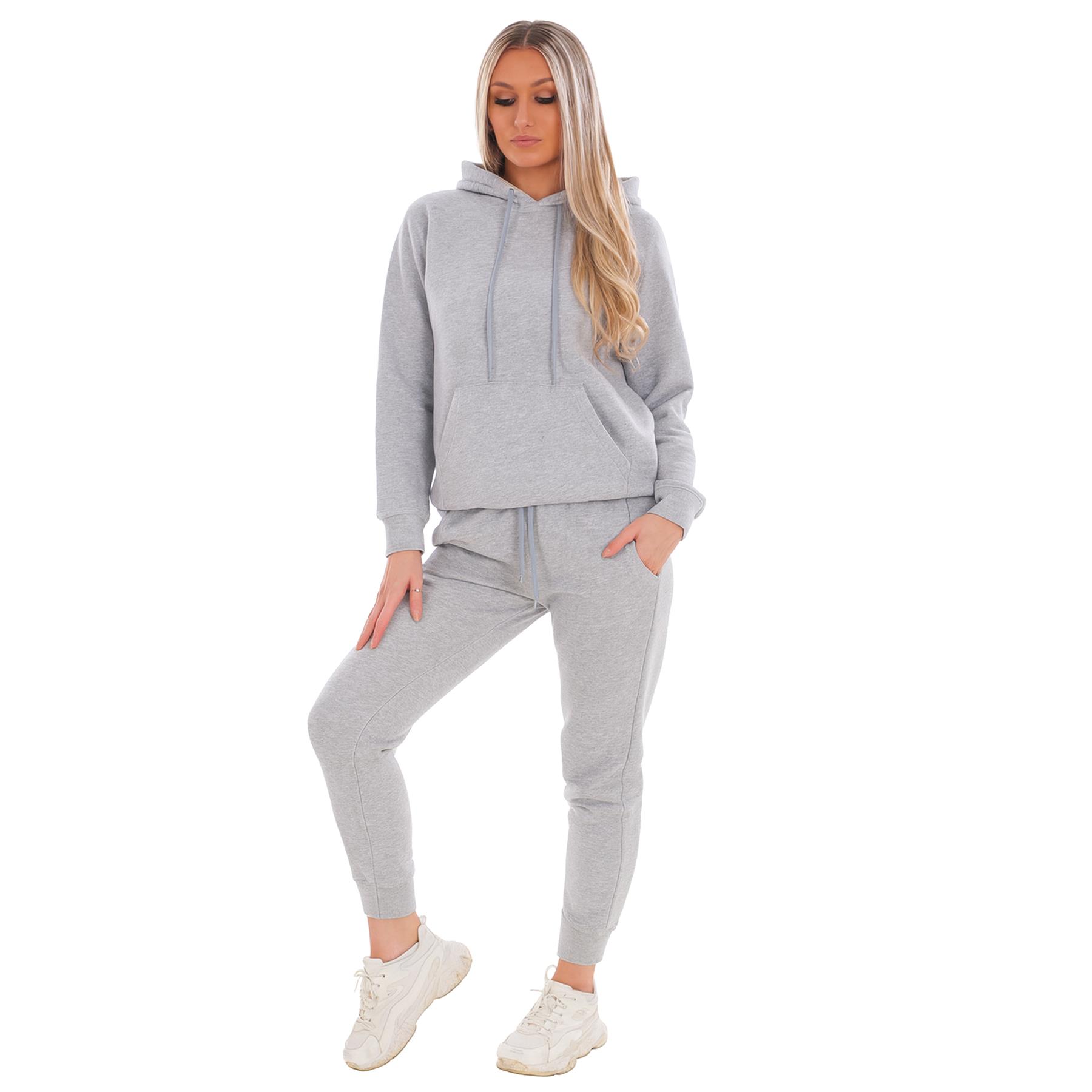 Kruze Mujer Chándal Tripulante Cuello Corte Normal Pantalón de Chándal Polar Set - Imagen 22 de 47
