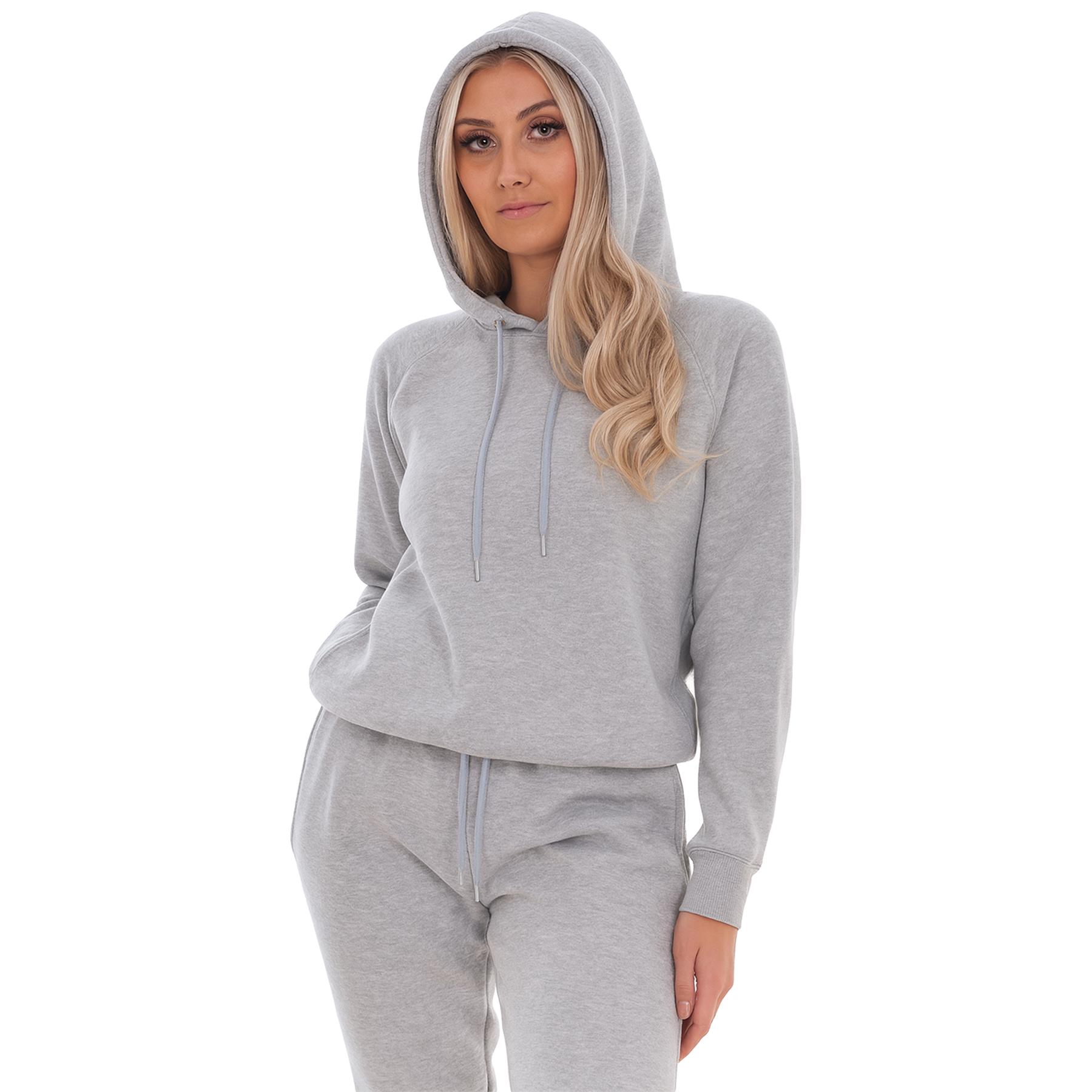 Kruze Mujer Chándal Tripulante Cuello Corte Normal Pantalón de Chándal Polar Set - Imagen 25 de 47