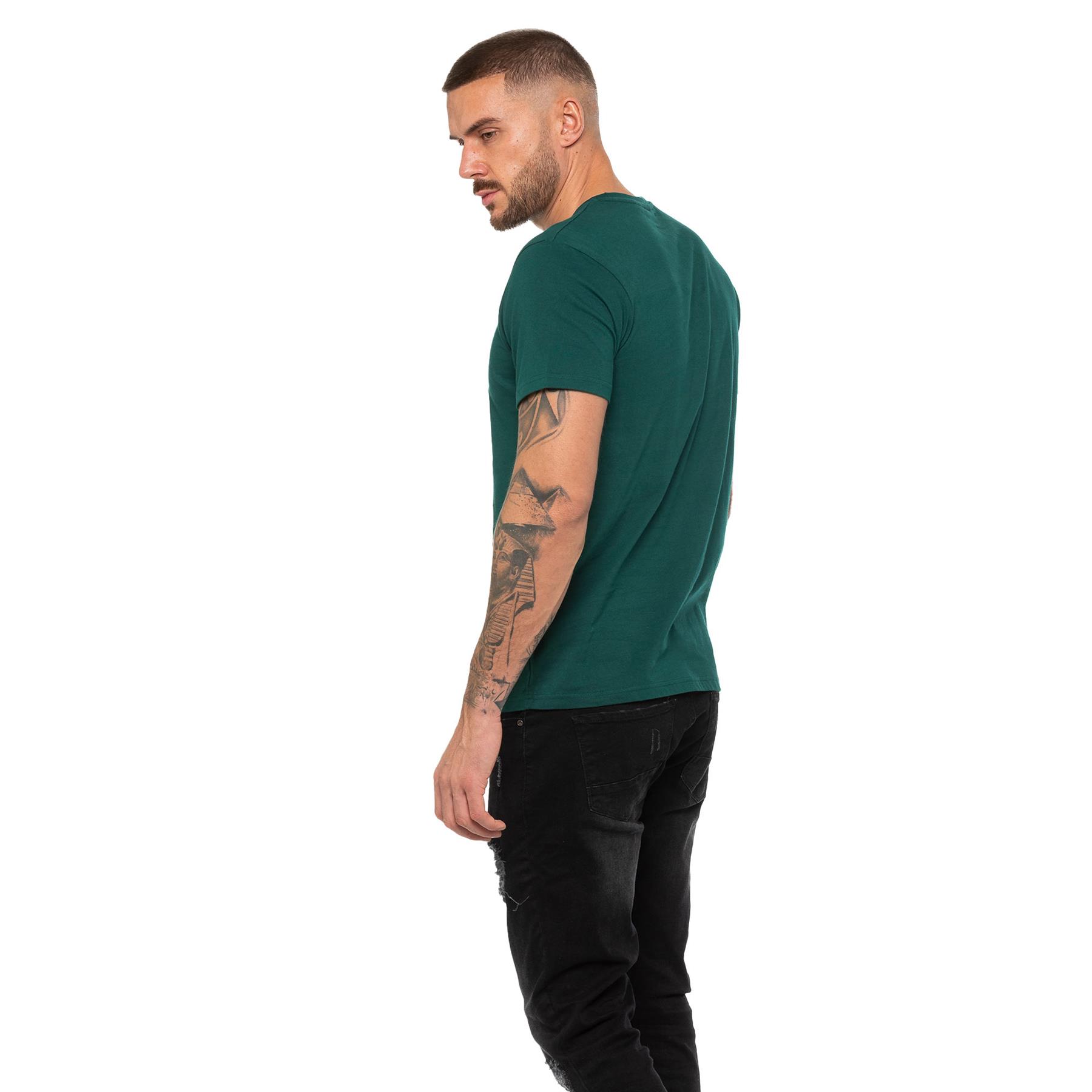 Enzo Mens T Shirt Short Sleeve Top Plain Cotton Crew Neck Casual Shirt - Picture 35 of 71