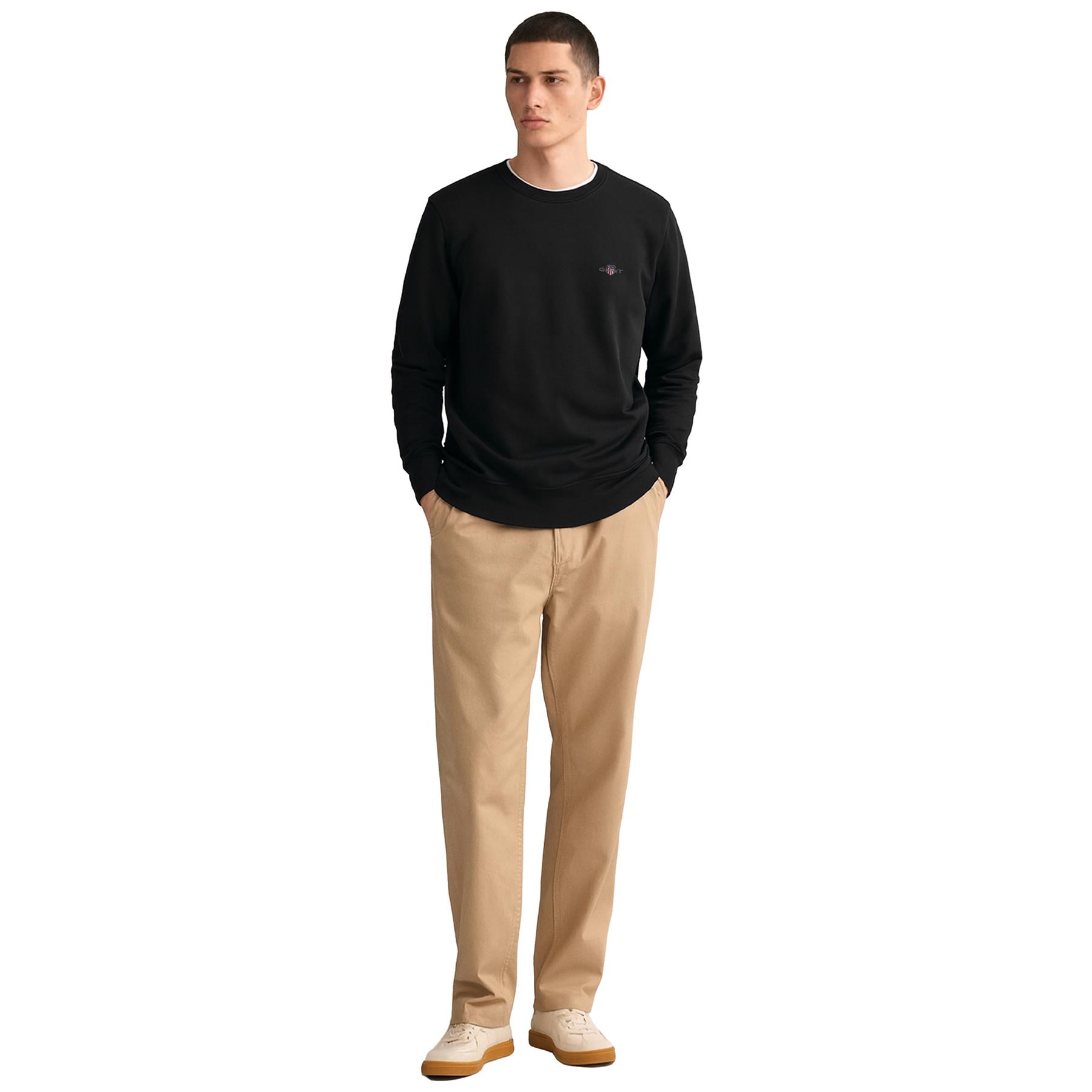 Gant Mens Sweatshirt Casual Crew Neck Designer Pullover Winter Classic Jumper - Picture 6 of 60