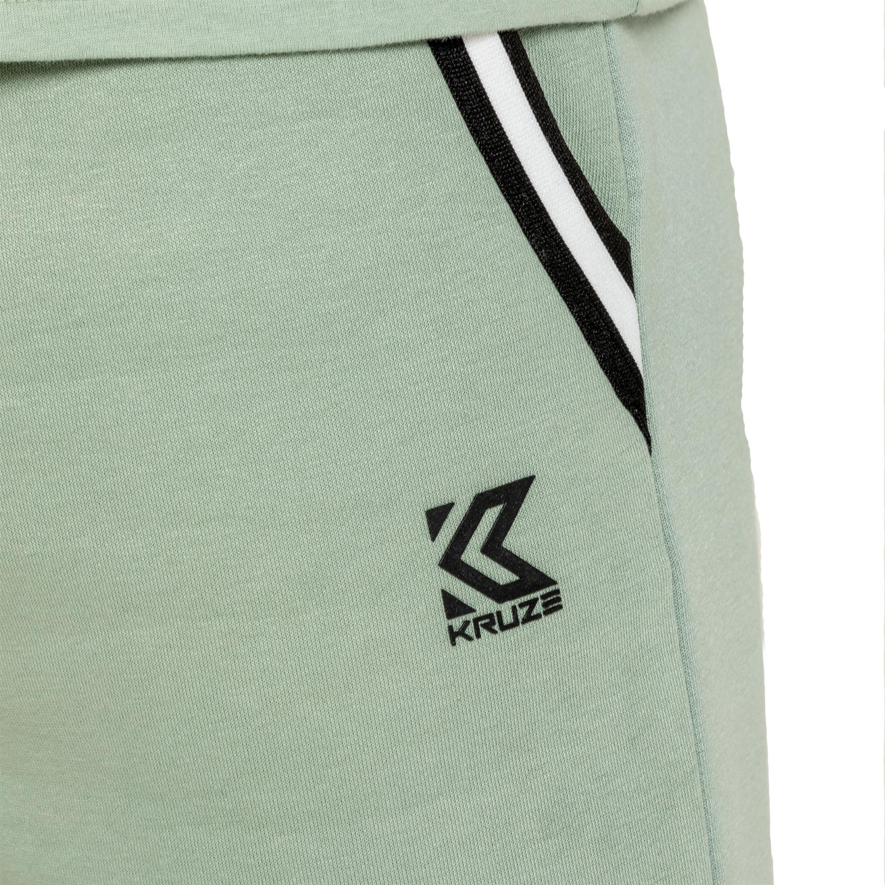 Herren Kruze T-Shirt & Shorts Set Rundhals Fleece Shorts Trainingsanzug - Imagen 16 de 22
