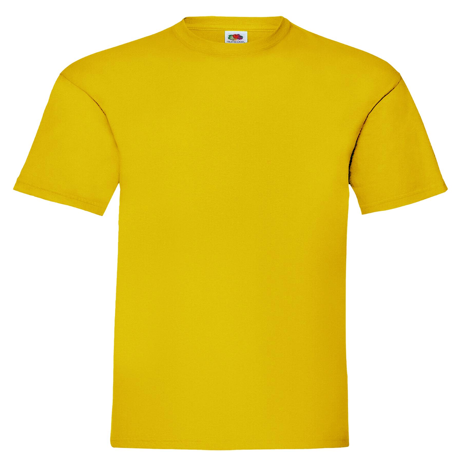 Fruit Of The Loom Children Boys Girls T Shirts Cotton Plain Short Sleeve Tee Top - Picture 52 of 53