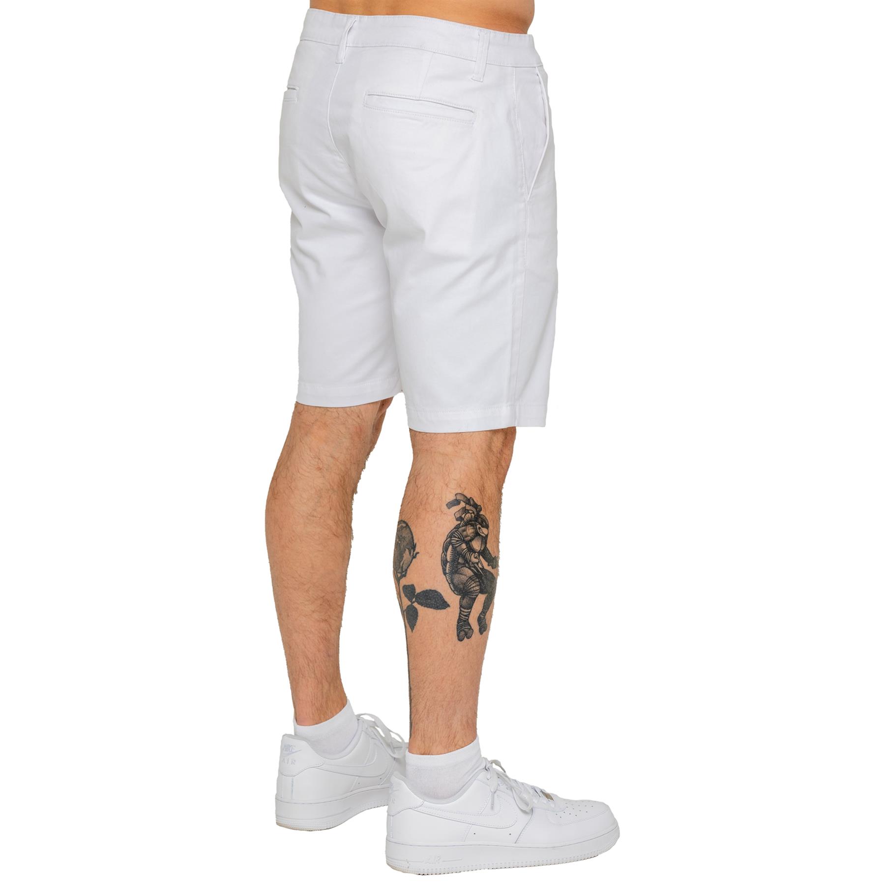 Enzo Herren Chino Shorts Freizeit Baumwolle Sommer Stretch Slim Fit Halb Hose - Bild 31 von 34