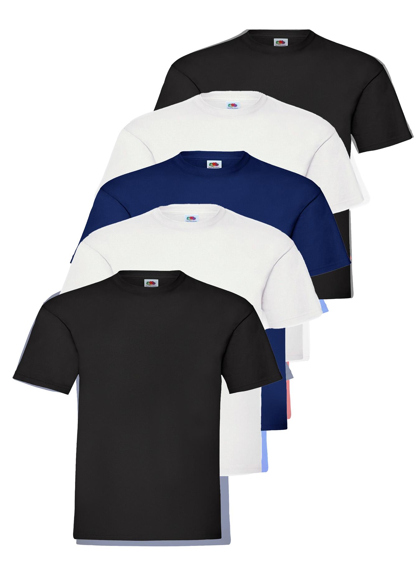 Fruit Of The Loom Camisetas Para Niños Paquete De 5 Algodón - Imagen 3 de 36