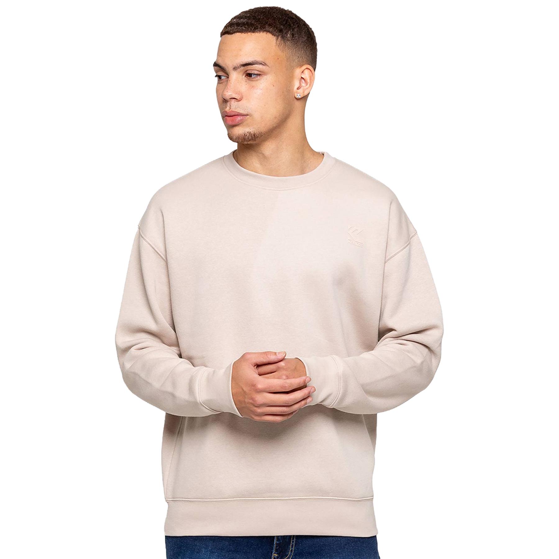 Kruze Herren Sweatshirt Pullover Übergröße Freizeit Rundhals Top - Picture 8 of 18