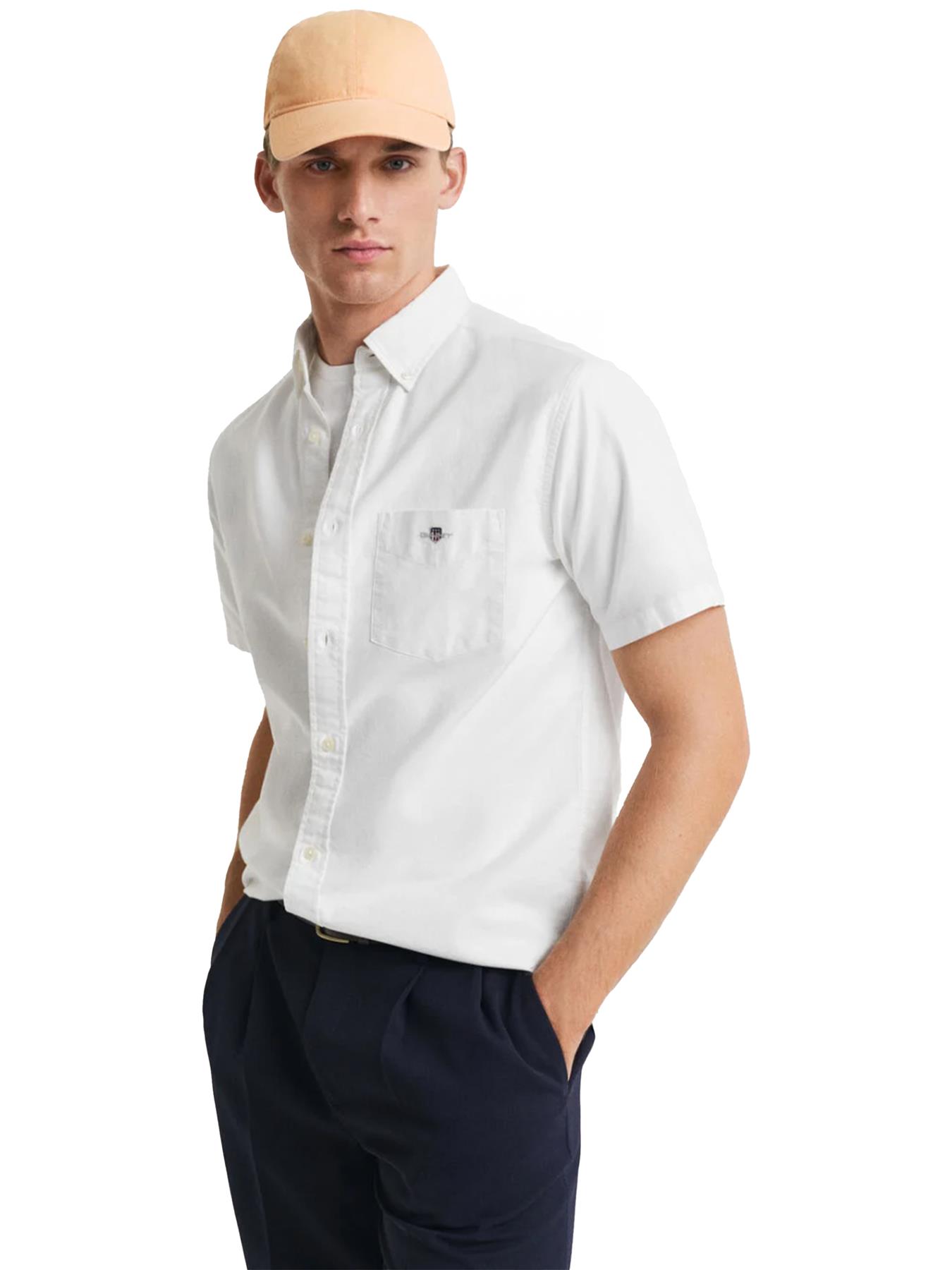 Gant Mens Long Sleeve Shirts 100% Cotton Regular Fit Smart Formal Shirt UK S-2XL - Picture 14 of 74