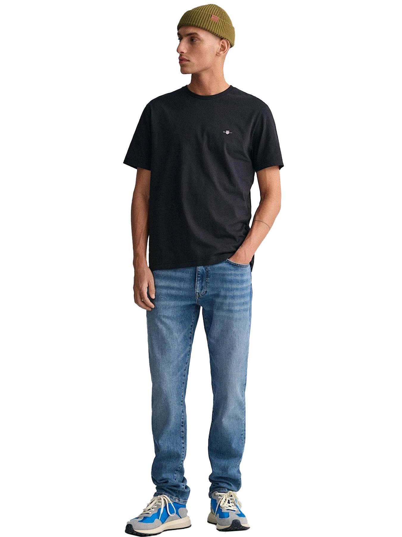 GANT Algodón Hombre Camisetas Manga Corta Casual Top Cuello Redondo Talla UK - Imagen 10 de 95