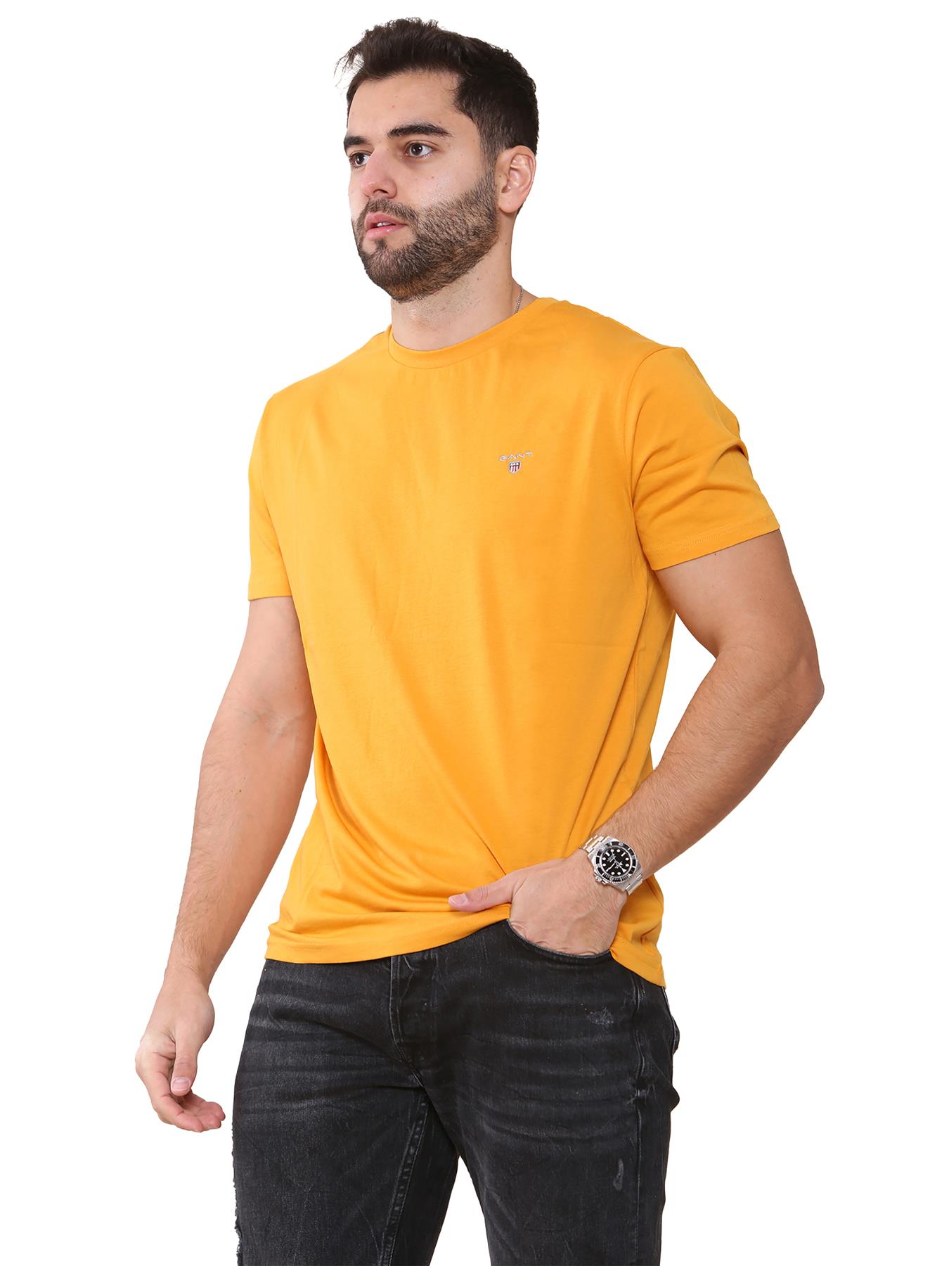 GANT Algodón Hombre Camisetas Manga Corta Casual Top Cuello Redondo Talla UK - Imagen 52 de 95