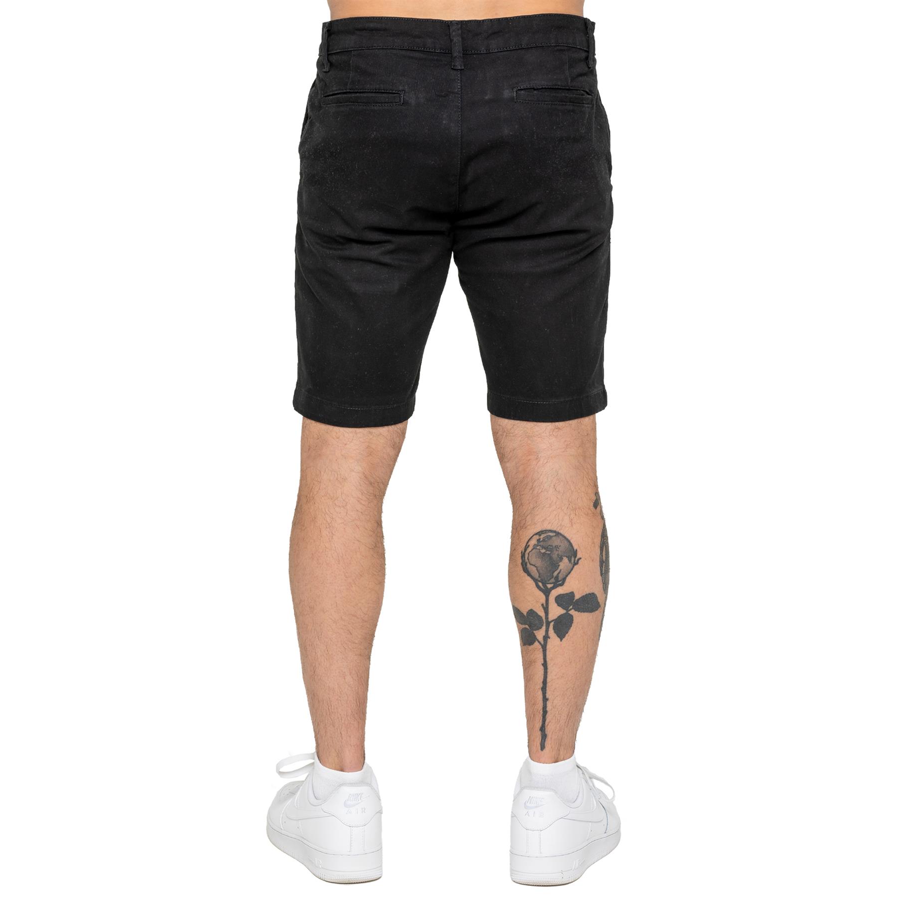 Enzo Herren Chino Shorts Freizeit Baumwolle Sommer Stretch Slim Fit Halb Hose - Bild 9 von 34