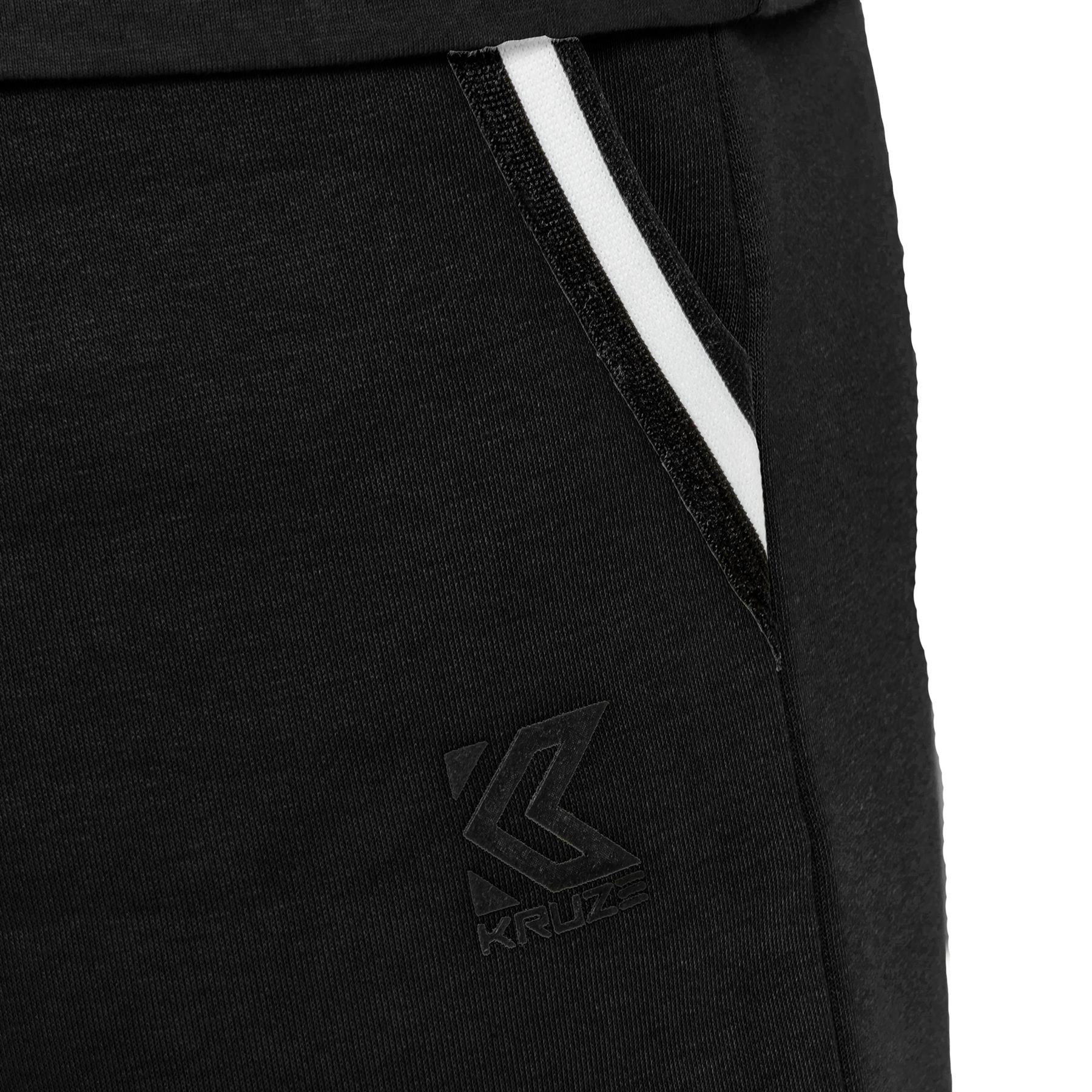 Herren Kruze T-Shirt & Shorts Set Rundhals Fleece Shorts Trainingsanzug - Imagen 10 de 22