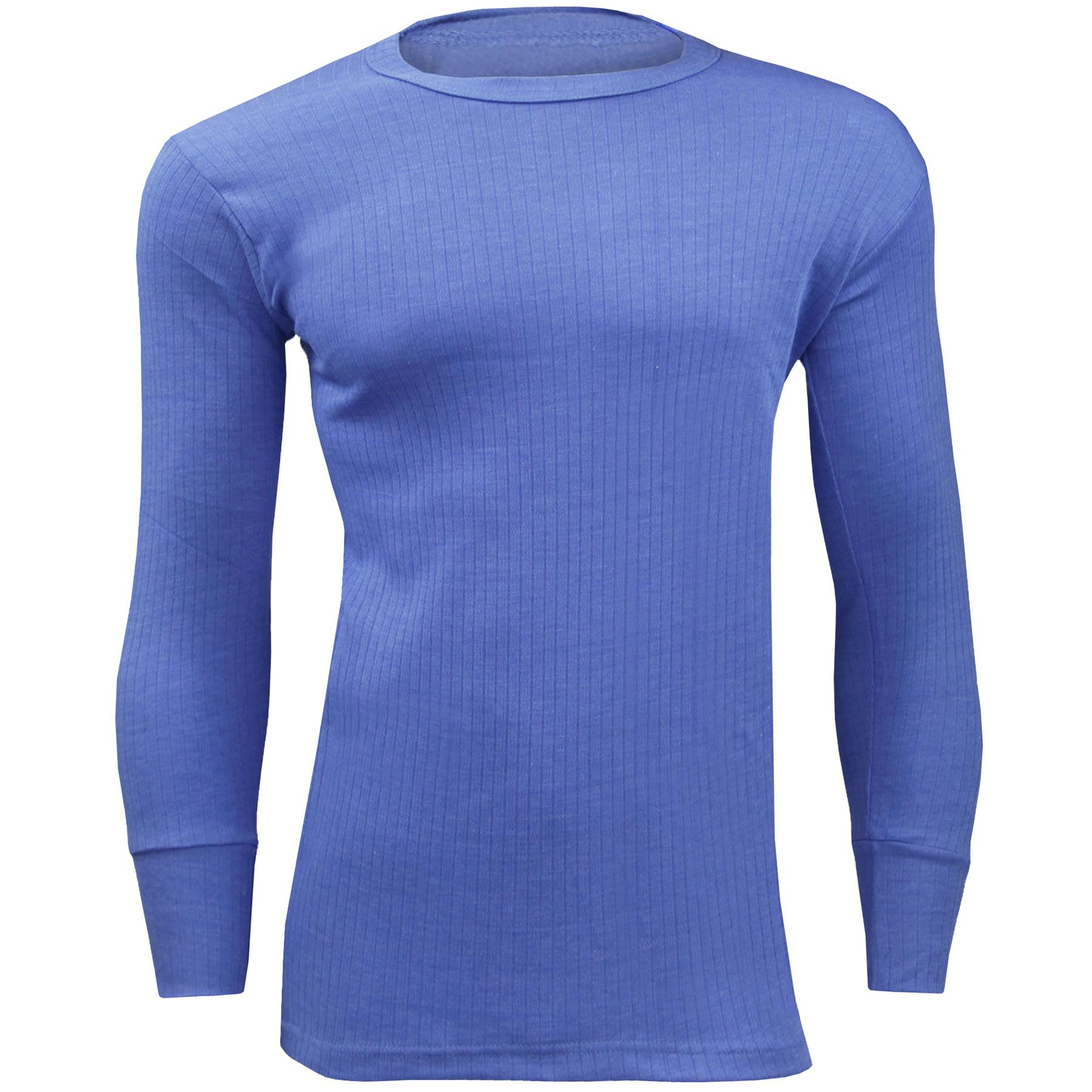 Mens Thermal Long Johns Top T Shirt Bottom Trouser Underwear Set Full Sleeve - Picture 13 of 27