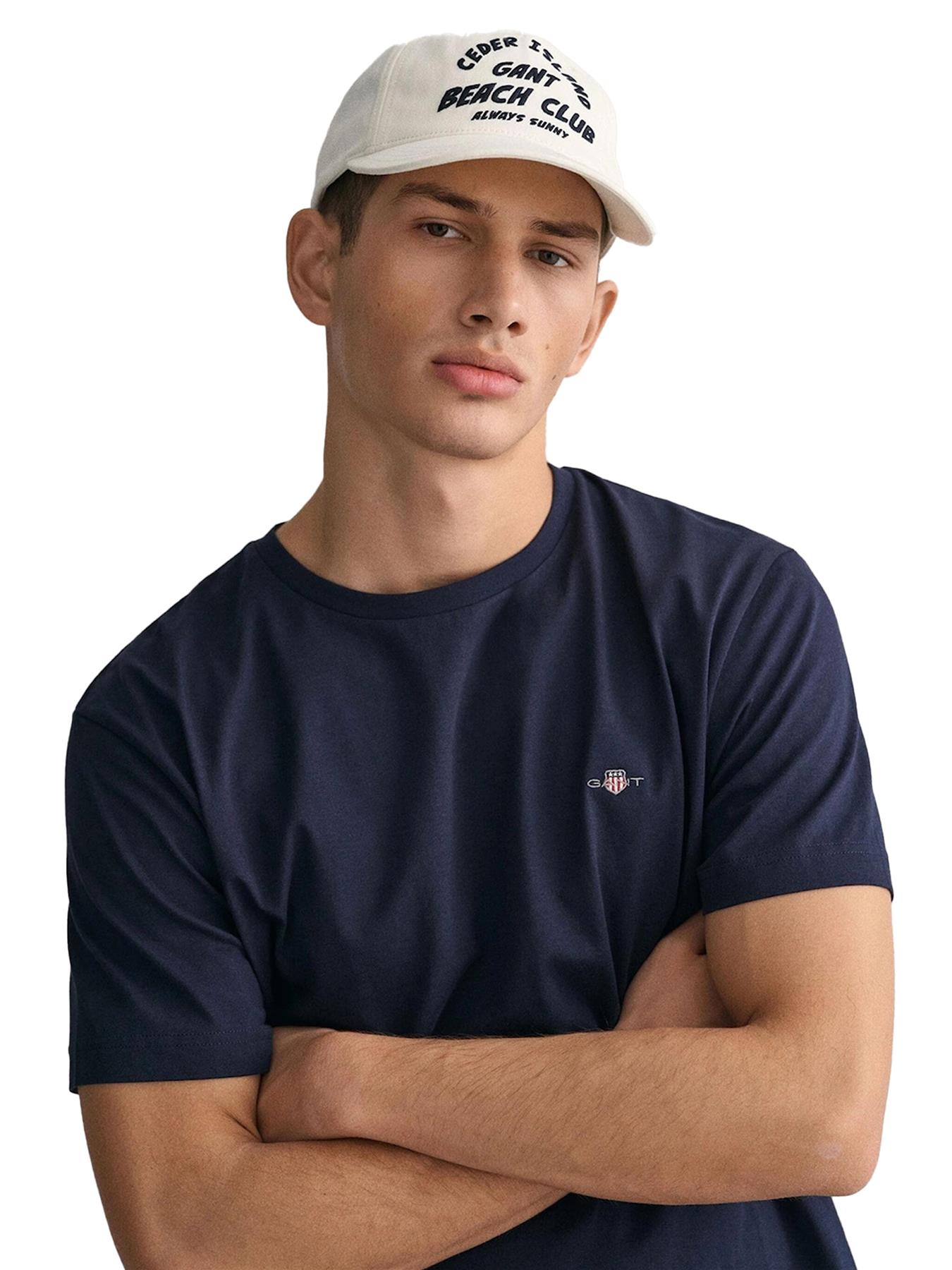 GANT Algodón Hombre Camisetas Manga Corta Casual Top Cuello Redondo Talla UK - Imagen 41 de 95