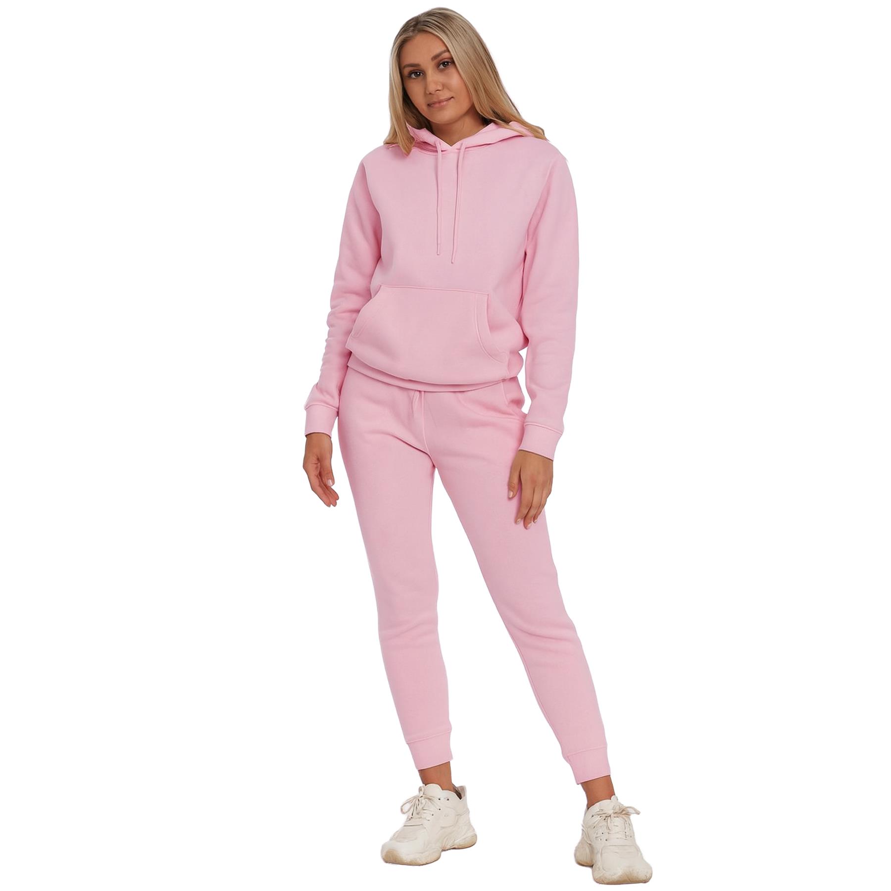 Kruze Mujer Chándal Tripulante Cuello Corte Normal Pantalón de Chándal Polar Set - Imagen 43 de 47