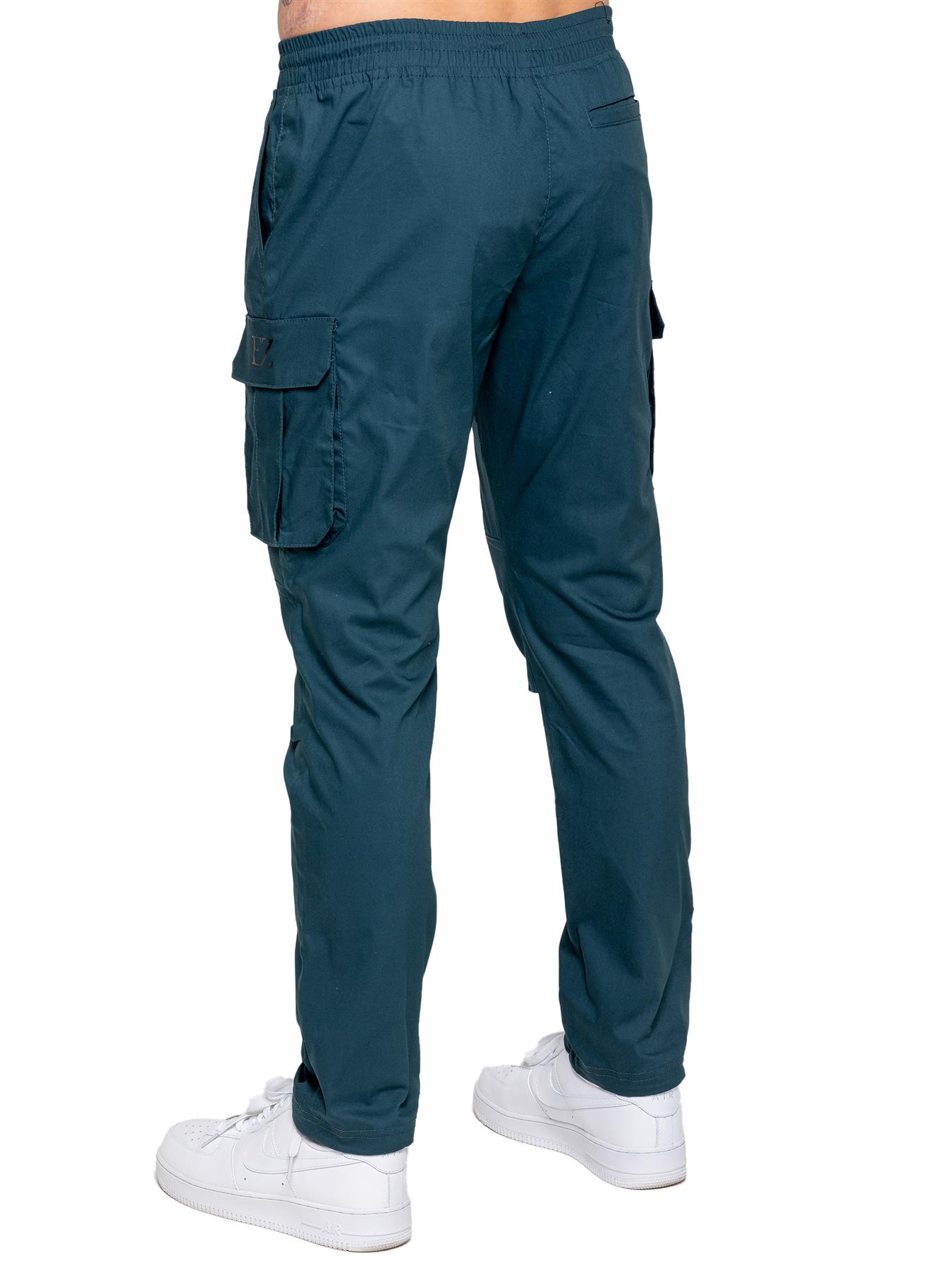 Enzo Jeans Herren Cargohose Freizeit Elastisch Arbeitshose - Picture 26 of 29
