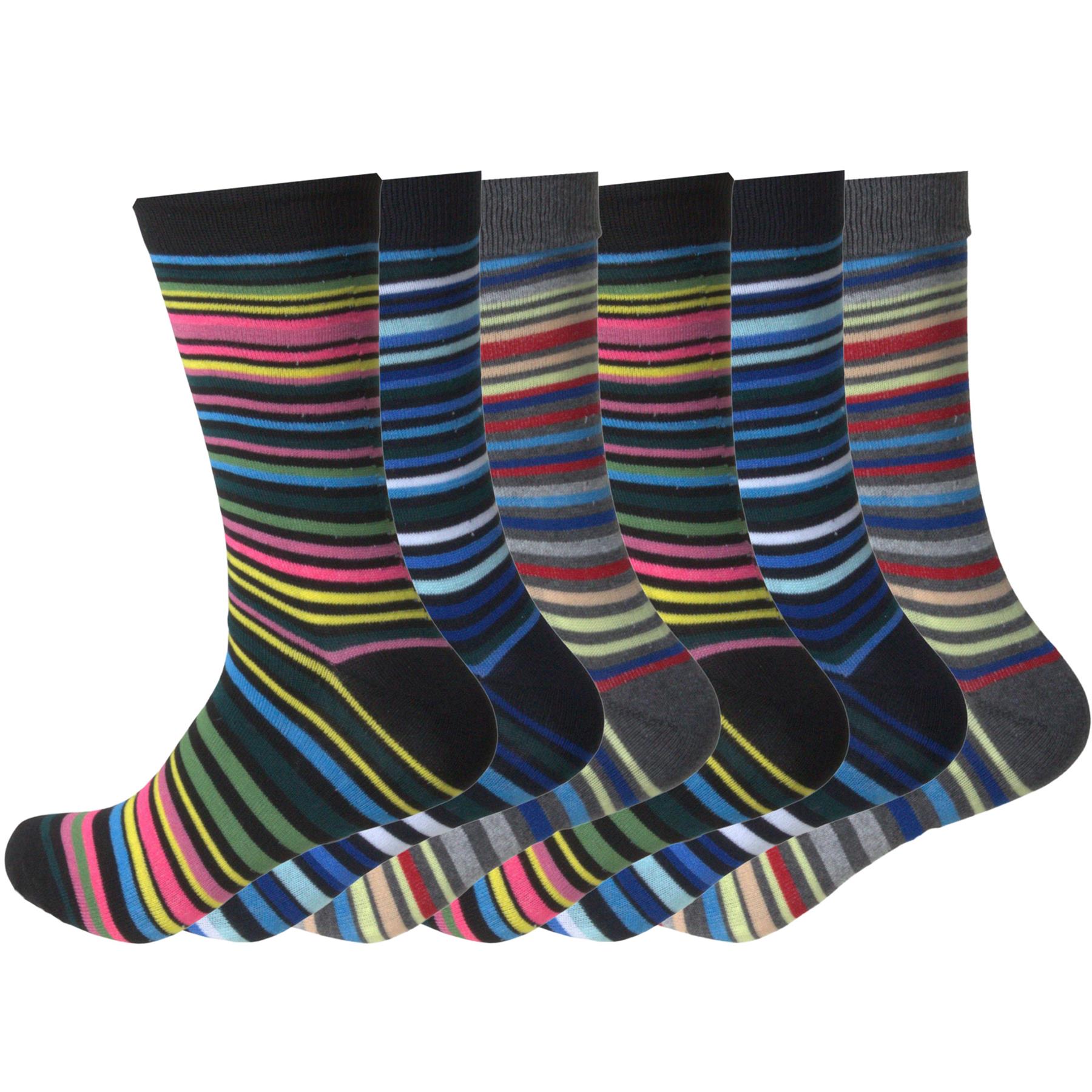 Calcetines Hombre de Algodón Informal Trabajo SPORTS Acanalados 6 12 Pares Talla - Imagen 105 de 109