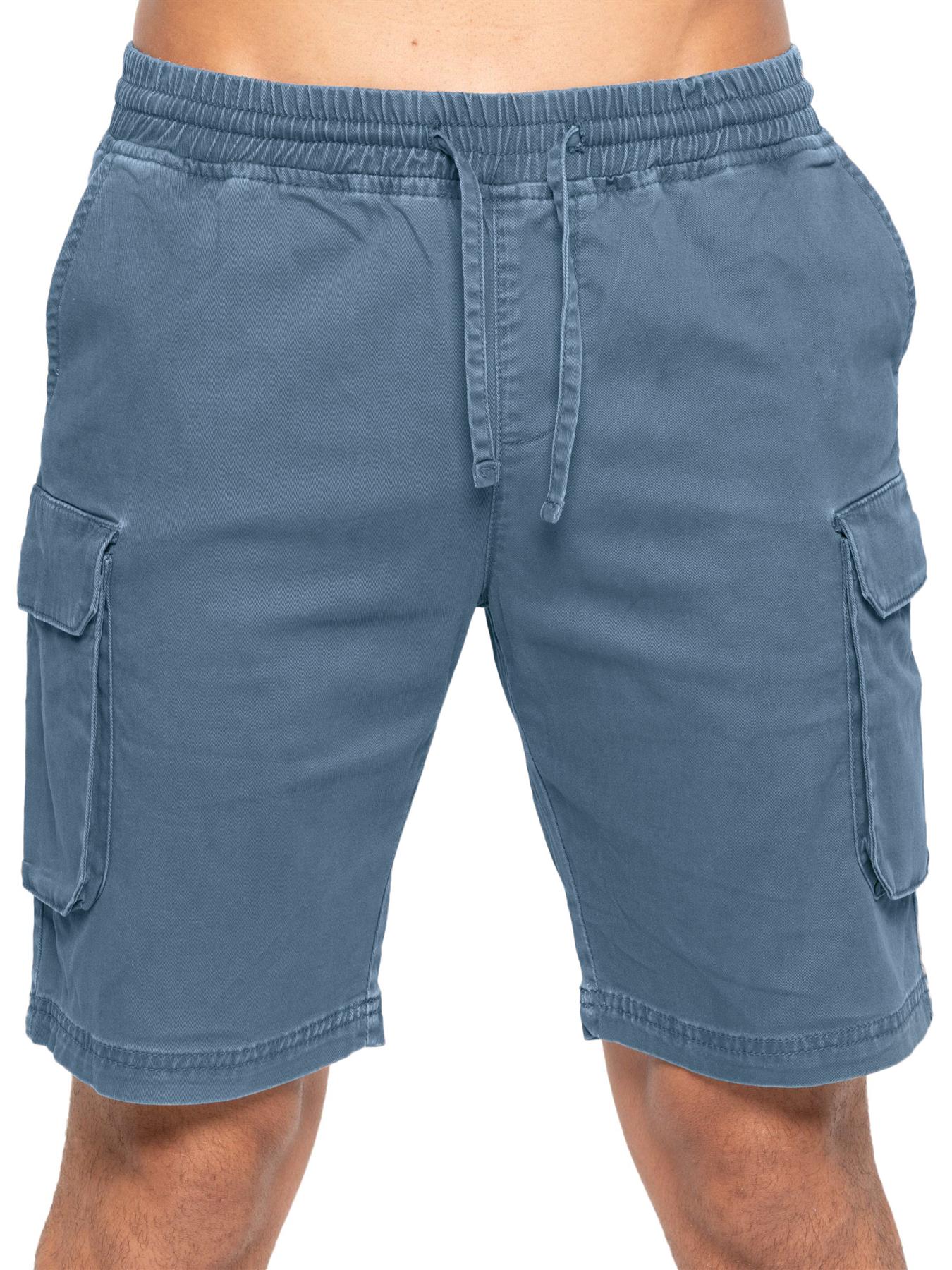 Enzo Herren Cargoshorts elastisch Sommer Freizeit Kampfhose UK Größen - Bild 49 von 51