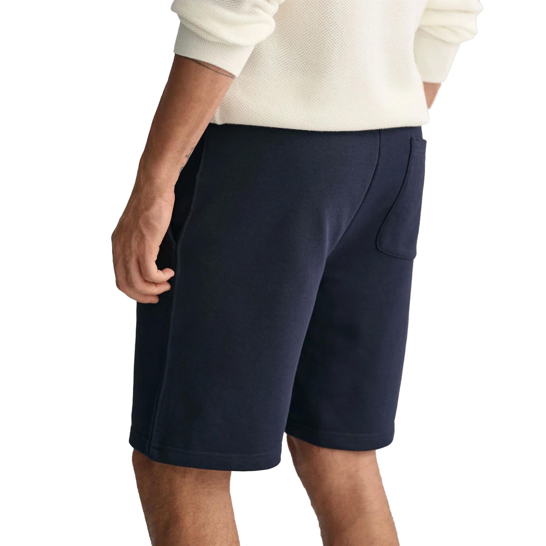 Gant Mens Shield Sweat Shorts Casual Cotton Summer Elasticated Half Pants - Picture 28 of 40