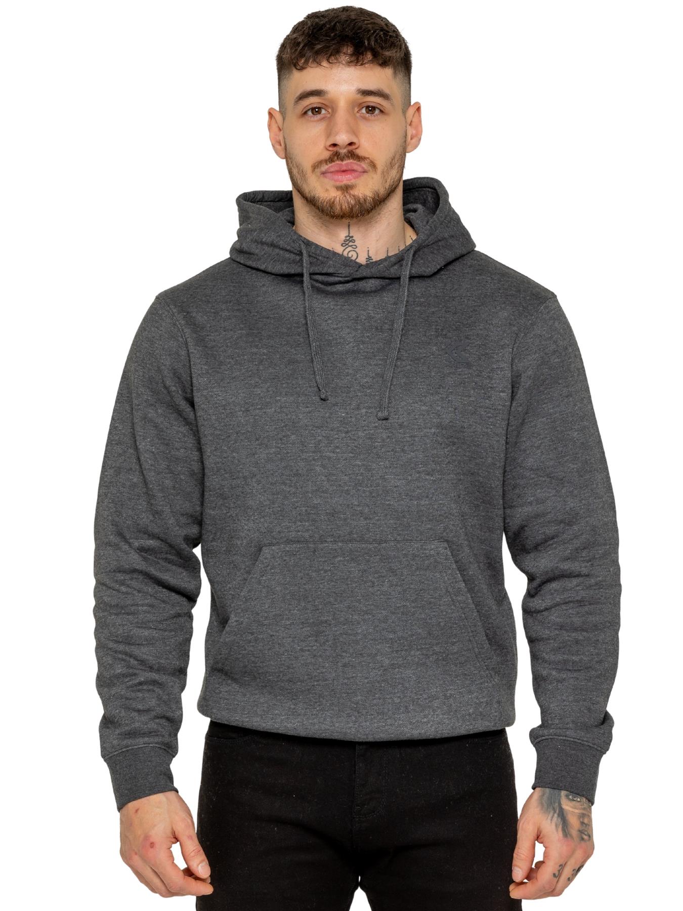 Kruze Herren Kapuzenpullover Freizeit Fleece mit Kapuze Top - Picture 9 of 26