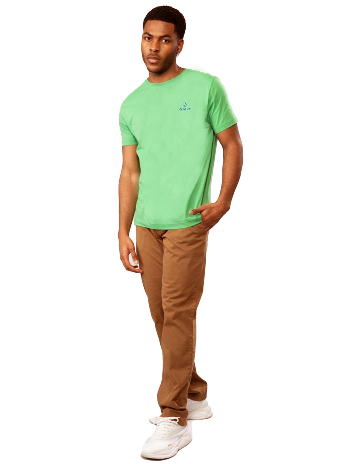 GANT Algodón Hombre Camisetas Manga Corta Casual Top Cuello Redondo Talla UK - Imagen 59 de 95