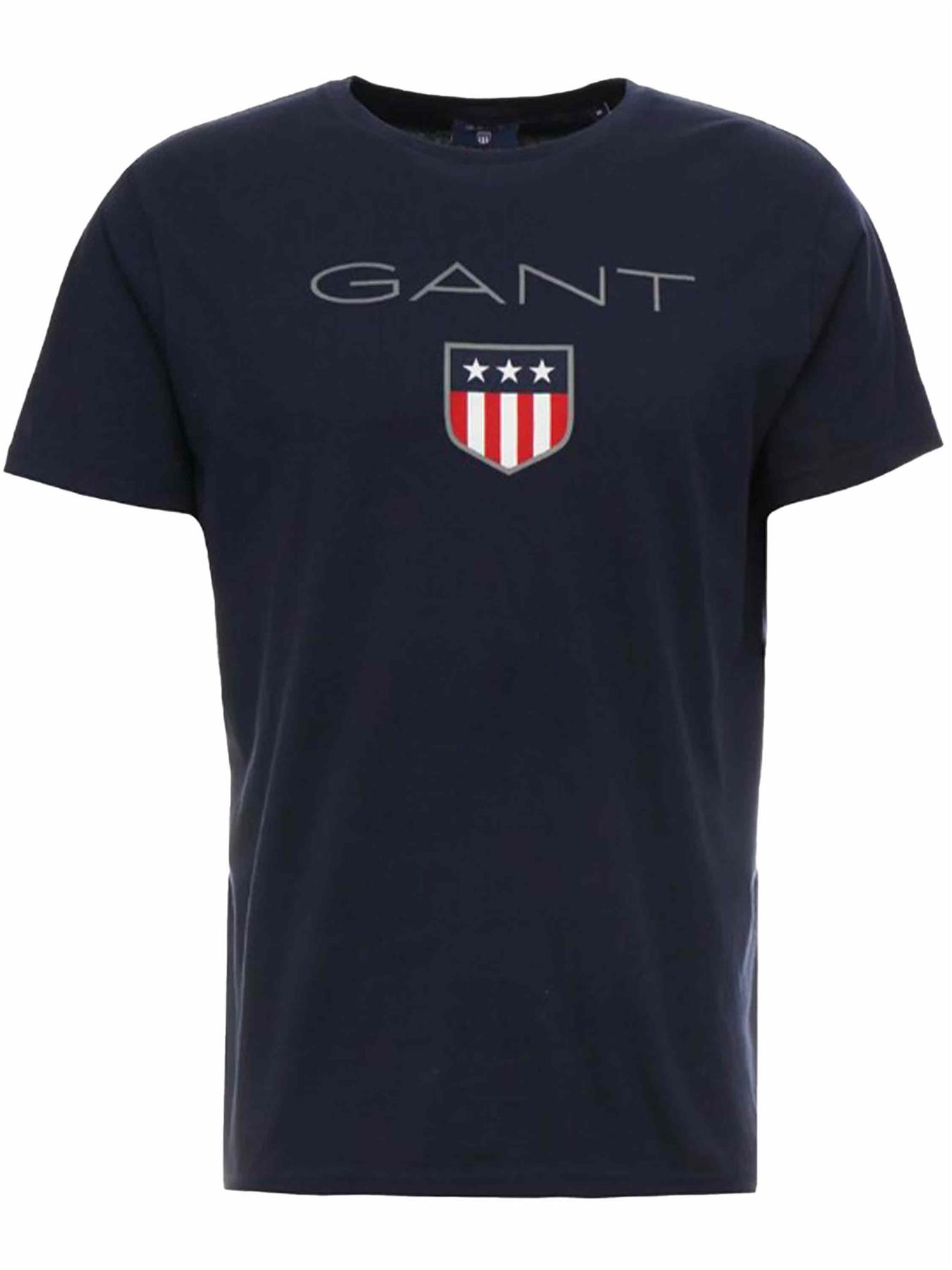 GANT Algodón Hombre Camisetas Manga Corta Casual Top Cuello Redondo Talla UK - Imagen 25 de 95