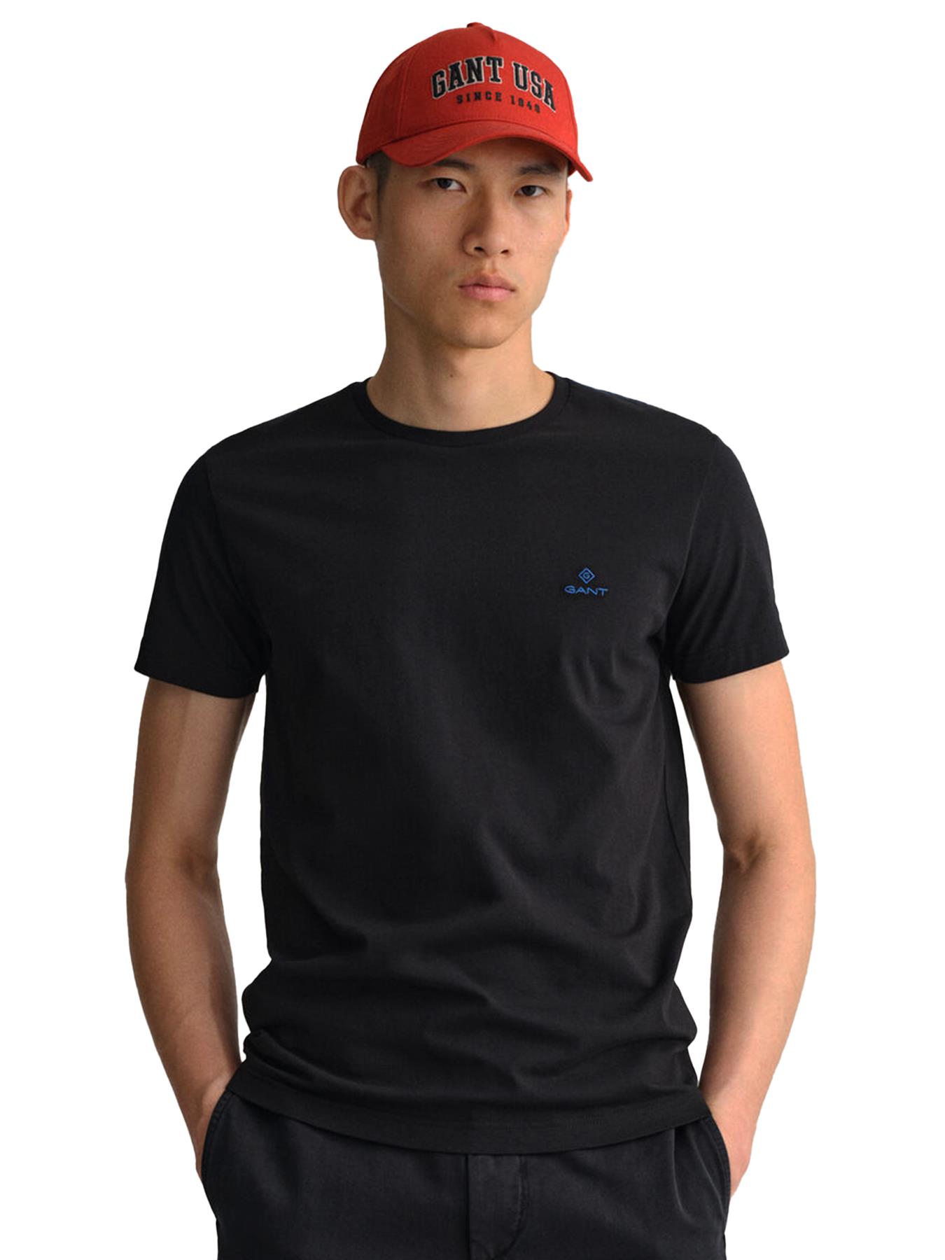 GANT Algodón Hombre Camisetas Manga Corta Casual Top Cuello Redondo Talla UK - Imagen 11 de 95