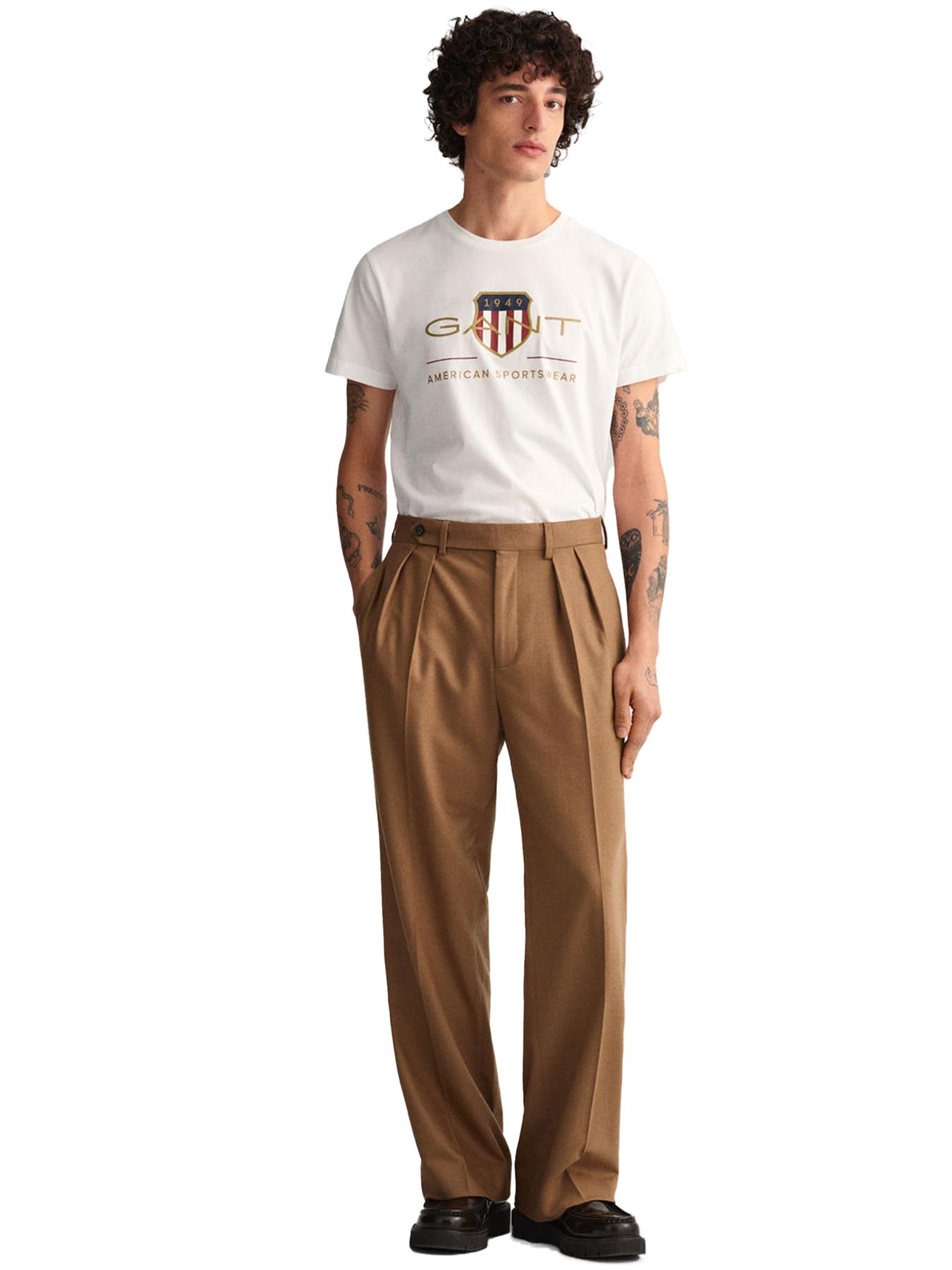 GANT Algodón Hombre Camisetas Manga Corta Casual Top Cuello Redondo Talla UK - Imagen 88 de 95