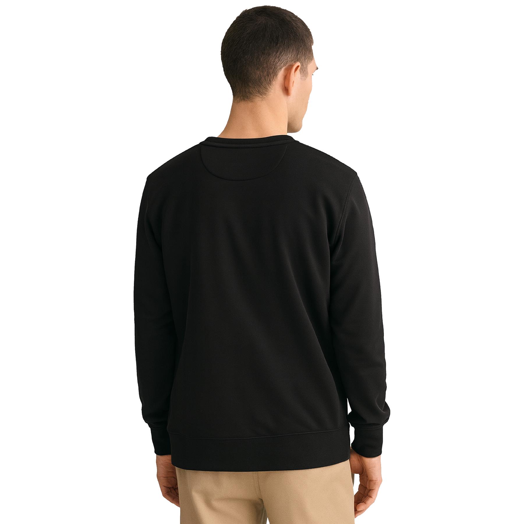 Gant Mens Sweatshirt Casual Crew Neck Designer Pullover Winter Classic Jumper - Picture 3 of 60