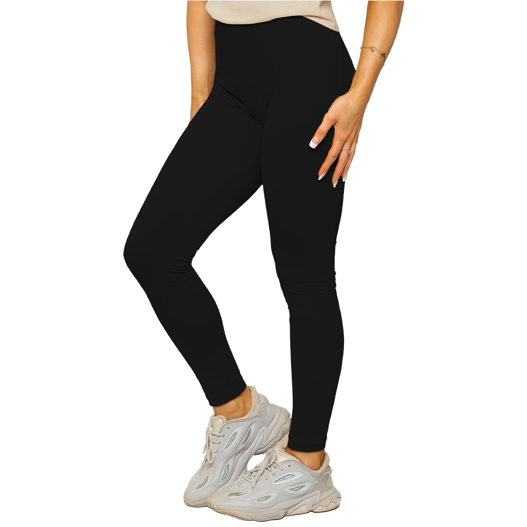 Conjunto de Conjunto para Mujer Enzo Cuello Redondo Logo Camiseta Elástica Elastizada Leggings Traje - Imagen 13 de 19
