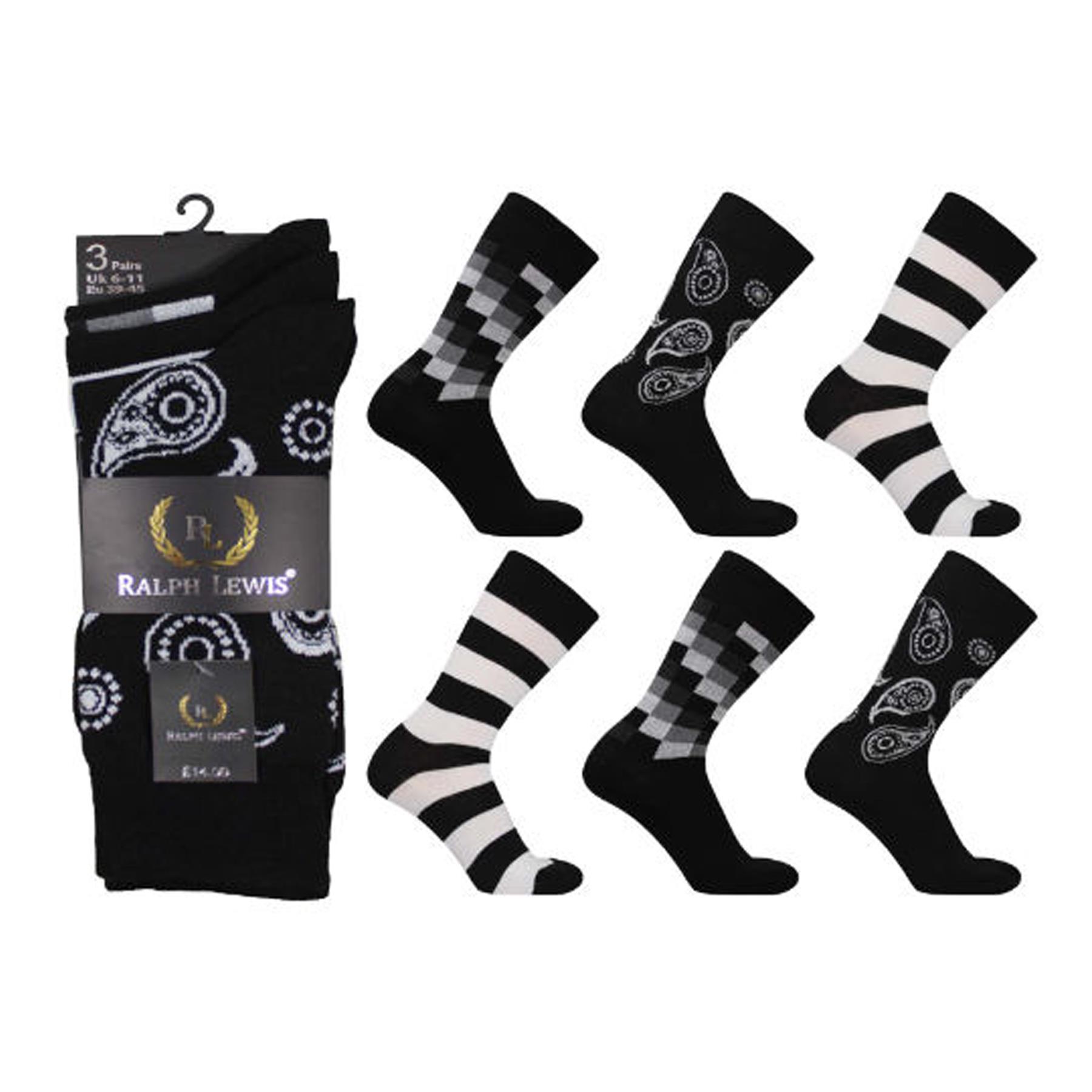 Mens Socks 6 12, 24 Pairs Casual Work Sports Cotton Rich Designer Sock Size 6–11 | UK