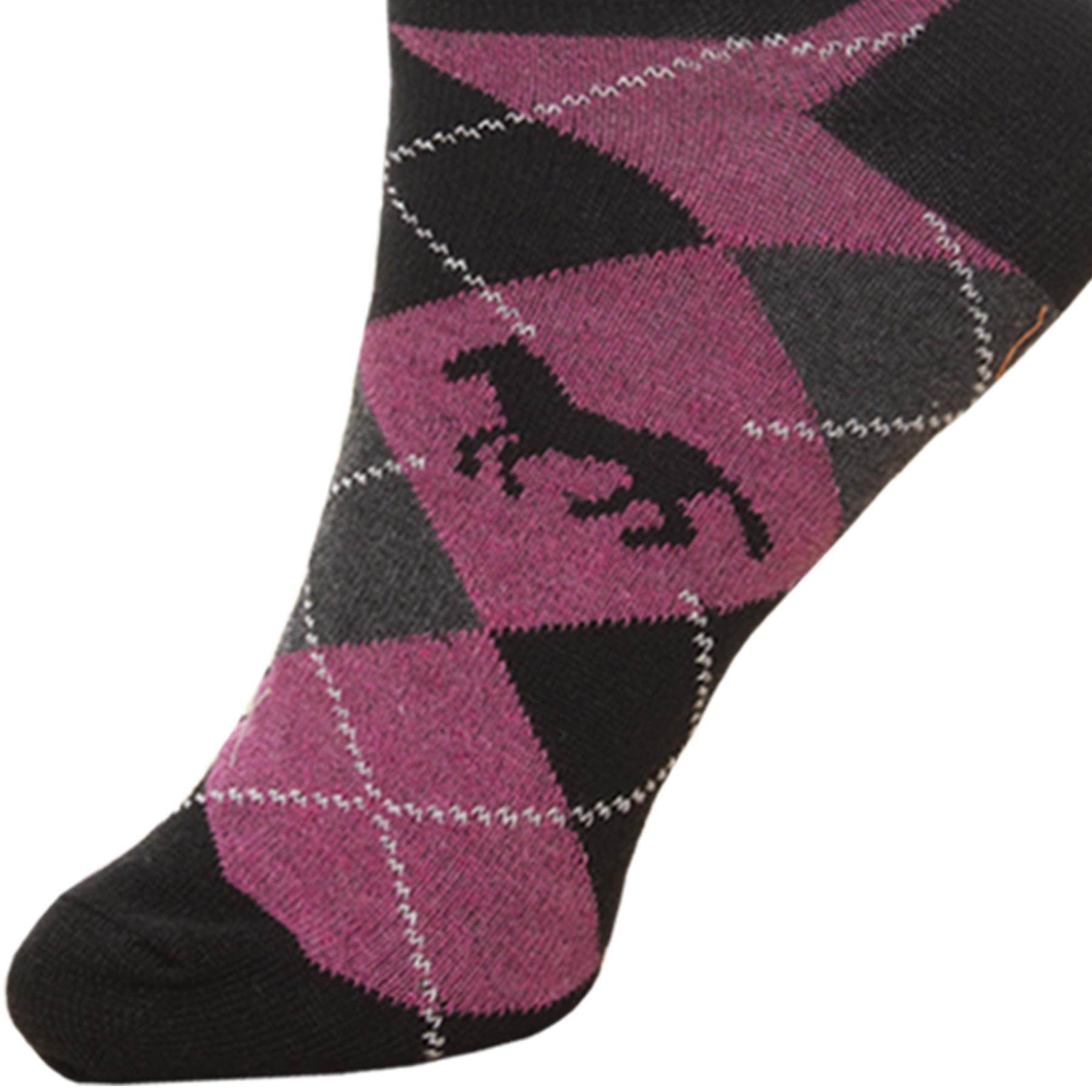 Womens Ankle Socks Ladies Girls Striped Cotton Rich Trainer Sock 3 & 6