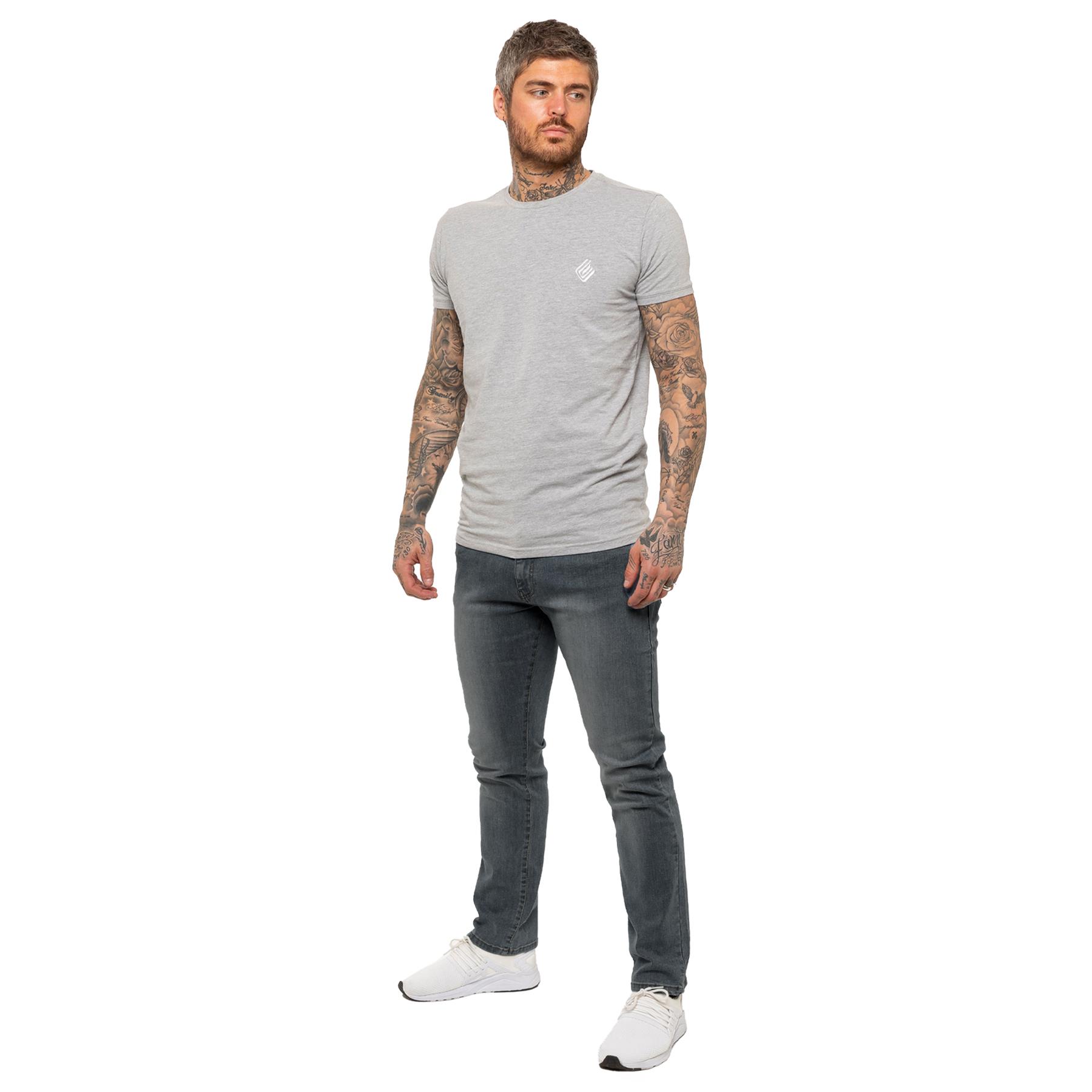 Pantalones de mezclilla elásticos calce regular pierna recta Kruze Jeans para hombre tallas UK - Imagen 22 de 23