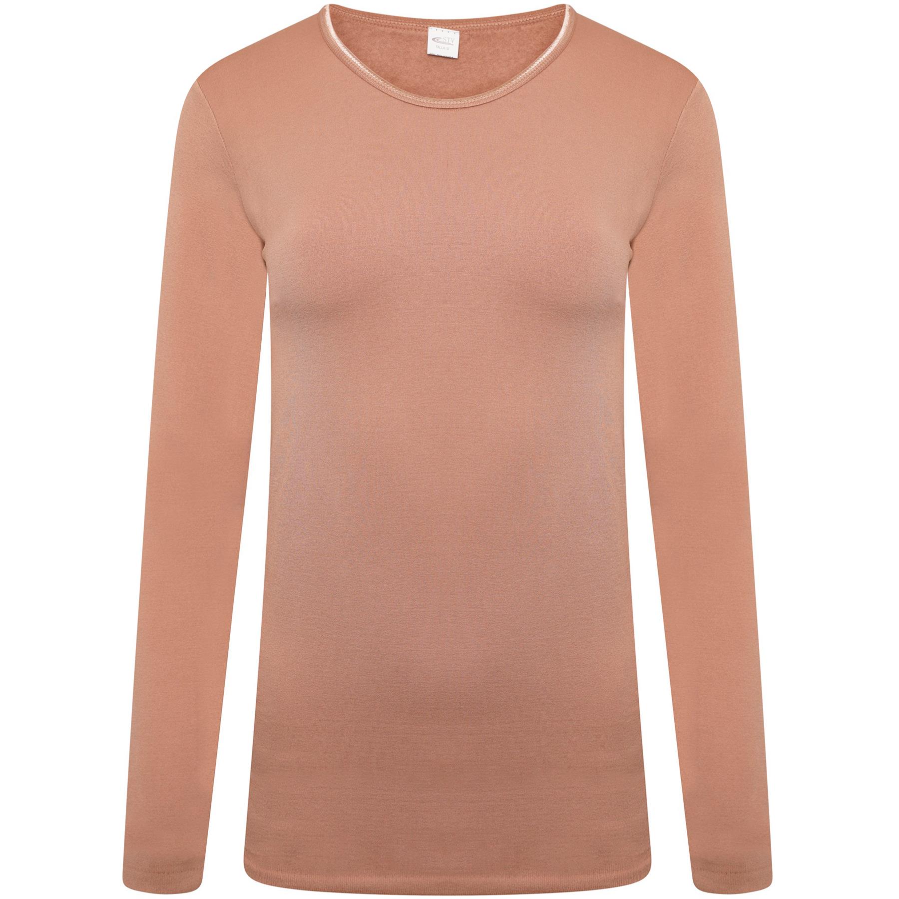 Ladies Long Sleeve Thermal Top Womens 