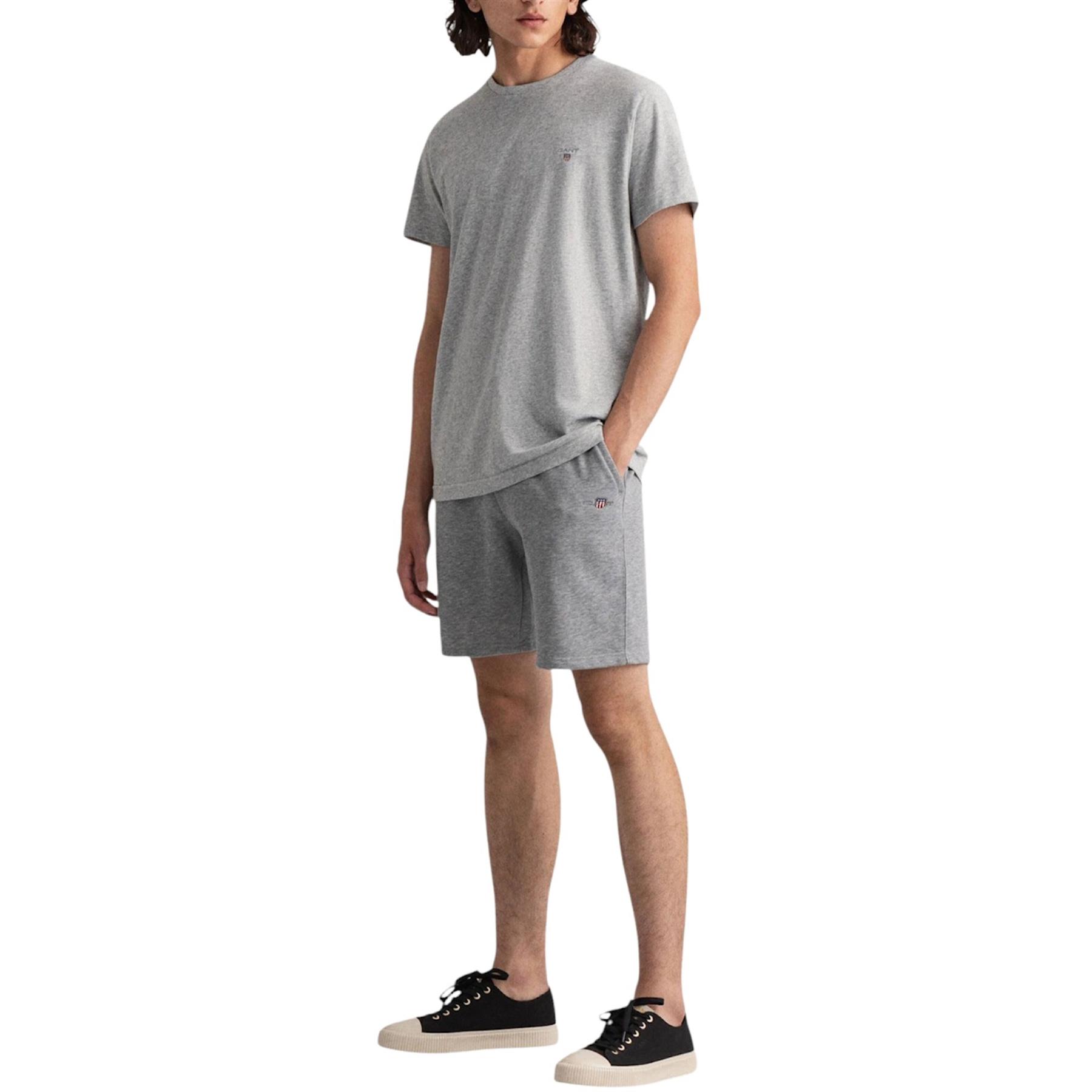 Gant Mens Shield Sweat Shorts Casual Cotton Summer Elasticated Half Pants - Picture 18 of 40
