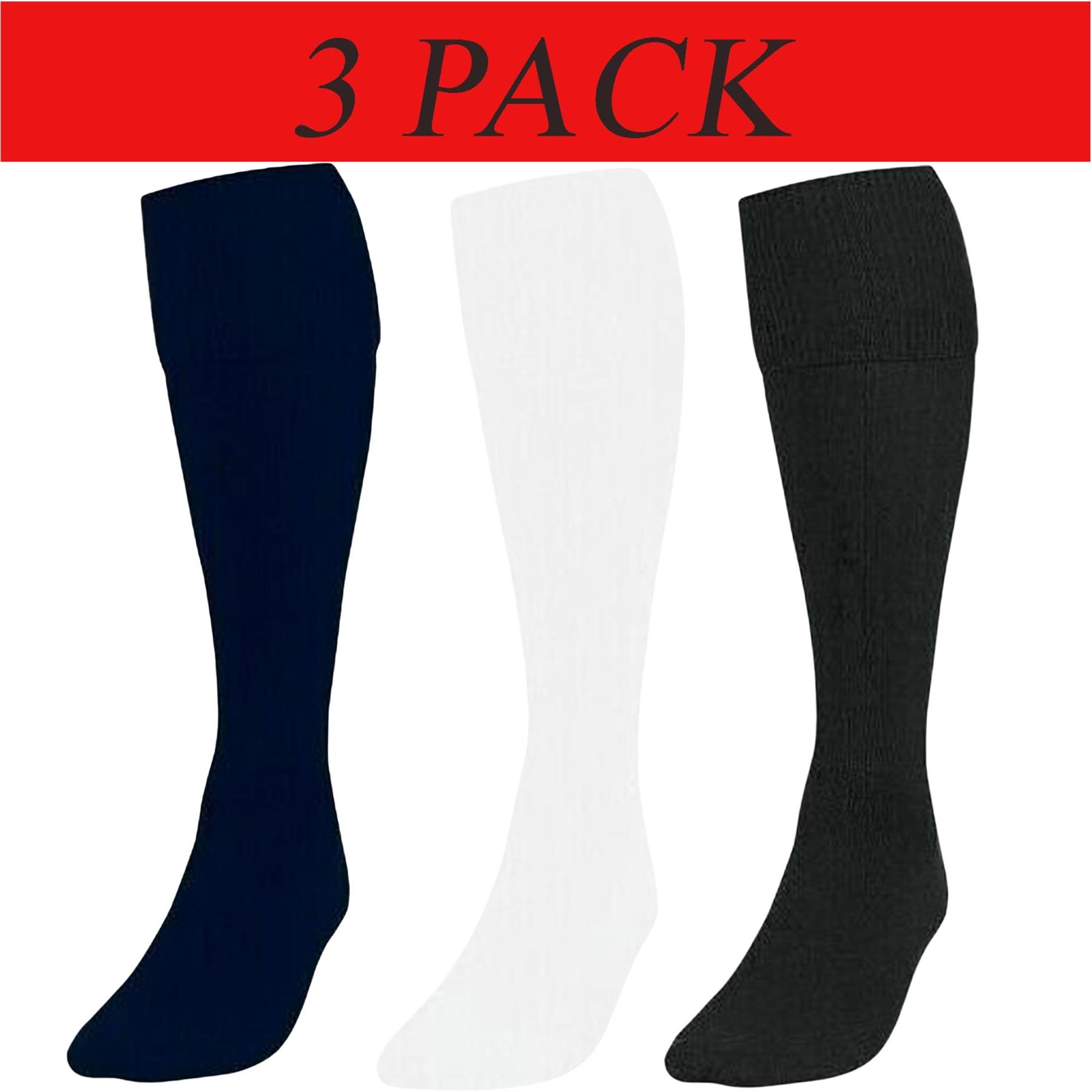 Calcetines de fútbol americano para hombre niños niños ropa deportiva lisos rodilla alta hockey deportes escolares - Imagen 12 de 15