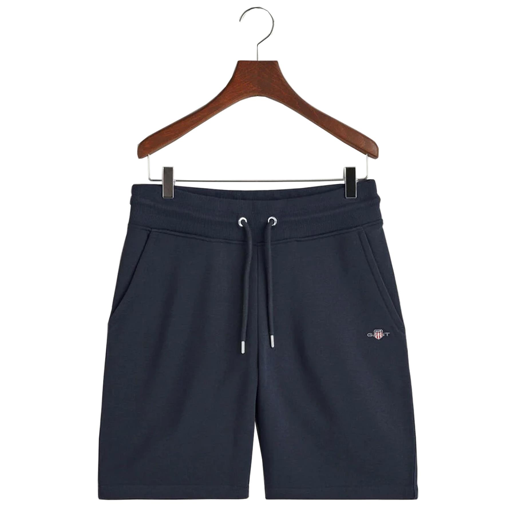 Gant Mens Shield Sweat Shorts Casual Cotton Summer Elasticated Half Pants - Picture 30 of 40