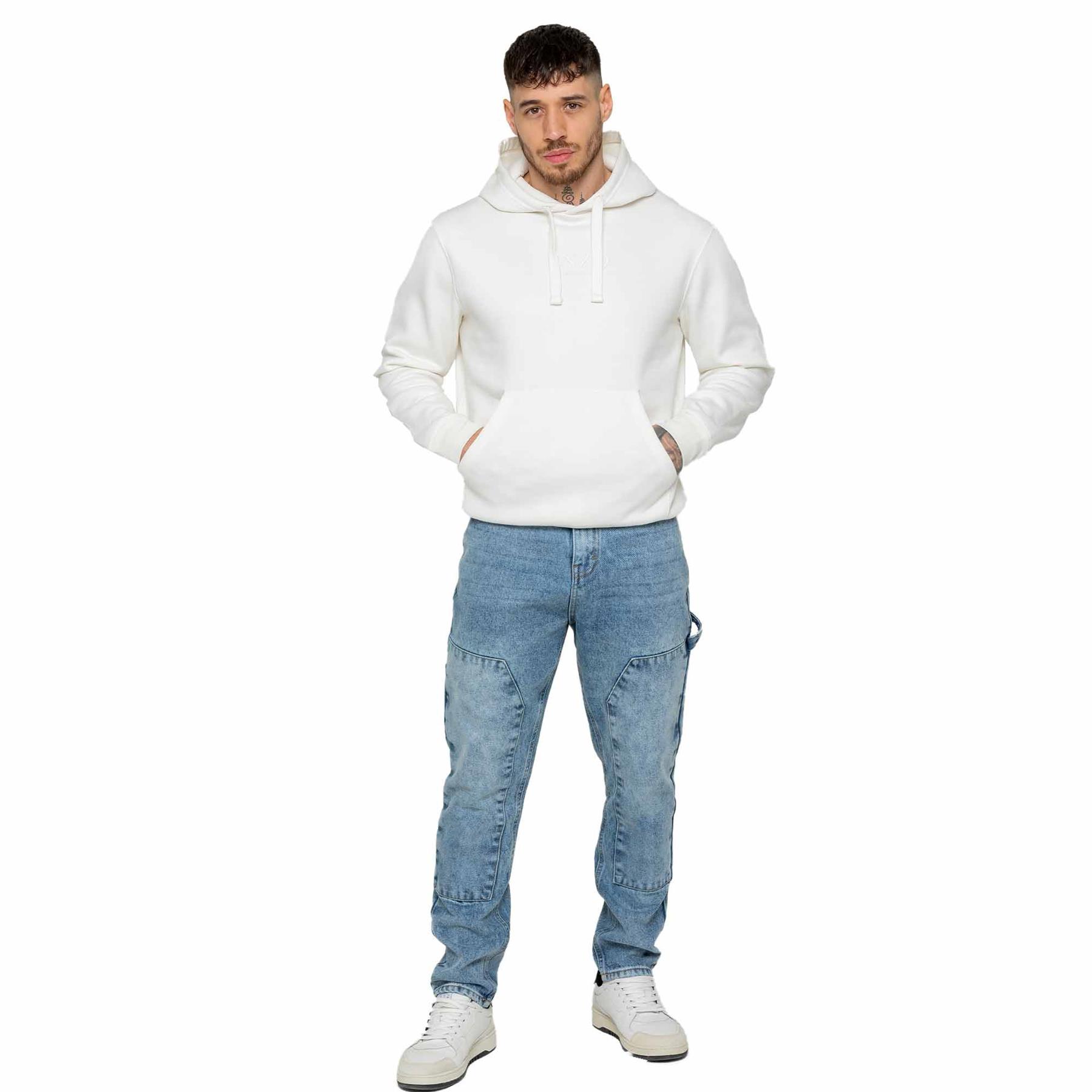 Enzo Mens Carpenter Jeans Regular Fit Straight Leg Casual Mid-rise Pants - Picture 20 of 20