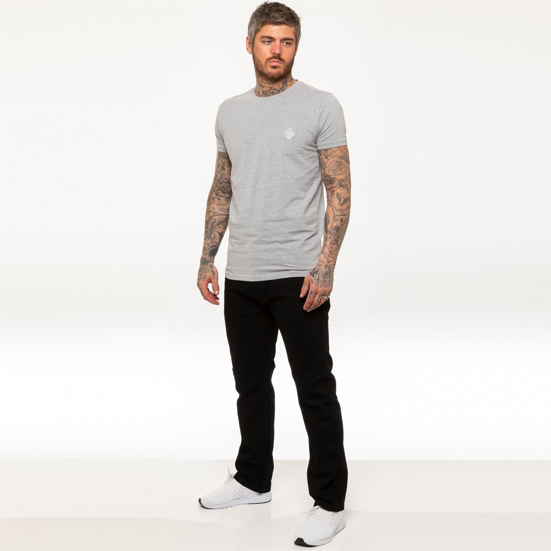 Kruze Mens Jeans Straight Leg Denim Trousers Regular Casual Work Pants UK Sizes - Picture 8 of 25