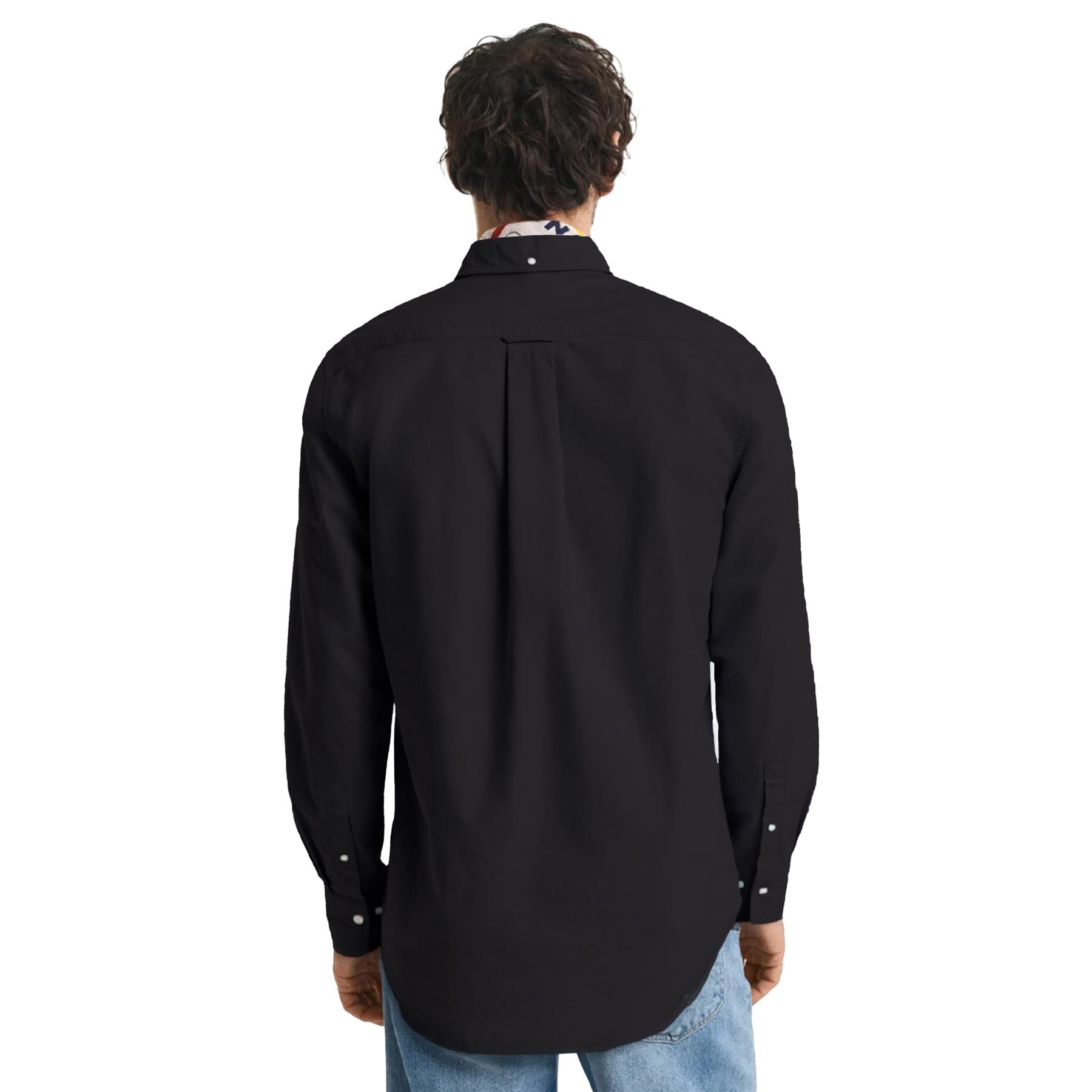 Enzo Mens Long Sleeve Shirt Casual Cotton Regular Fit Embroidered Logo Shirts - Picture 44 of 53