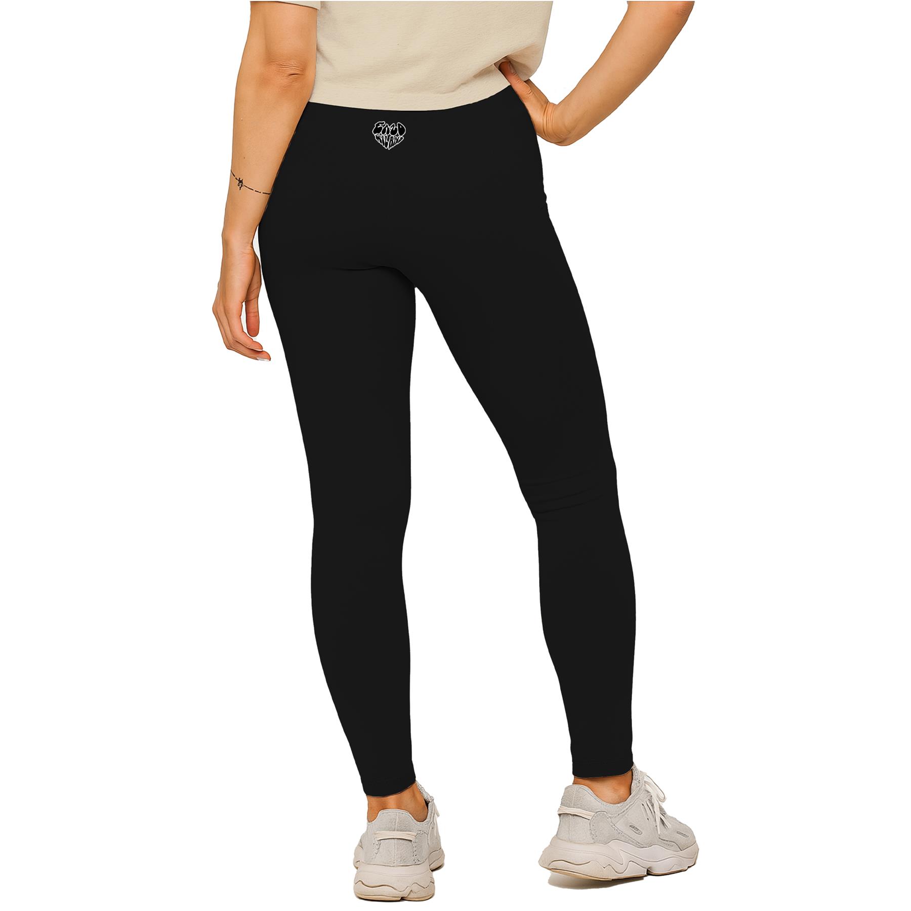 Conjunto de Conjunto para Mujer Enzo Cuello Redondo Logo Camiseta Elástica Elastizada Leggings Traje - Imagen 12 de 19