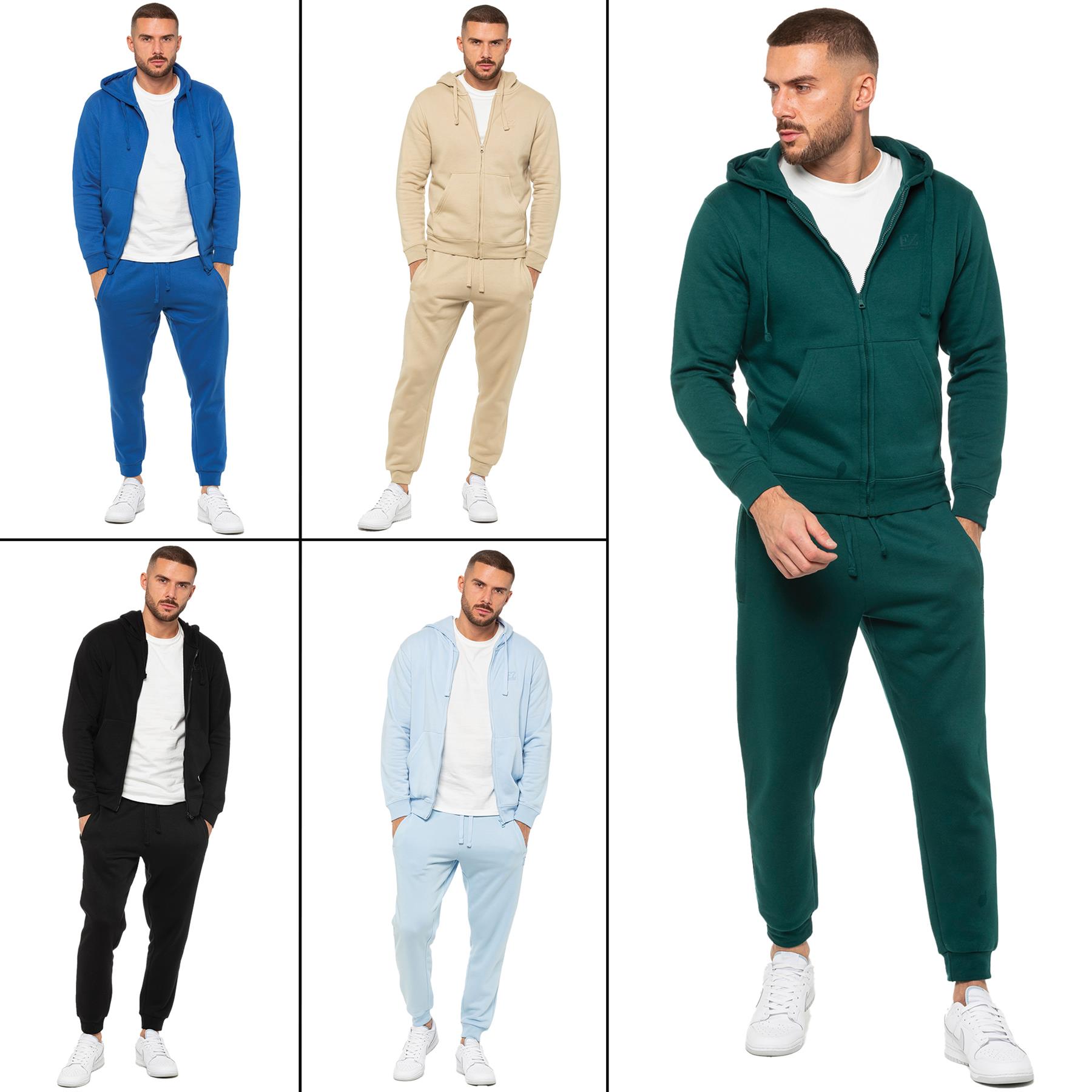 OFF WHITE Enzo tuta uomo pile casual con cappuccio zip palestra felpa jogger sportwear set