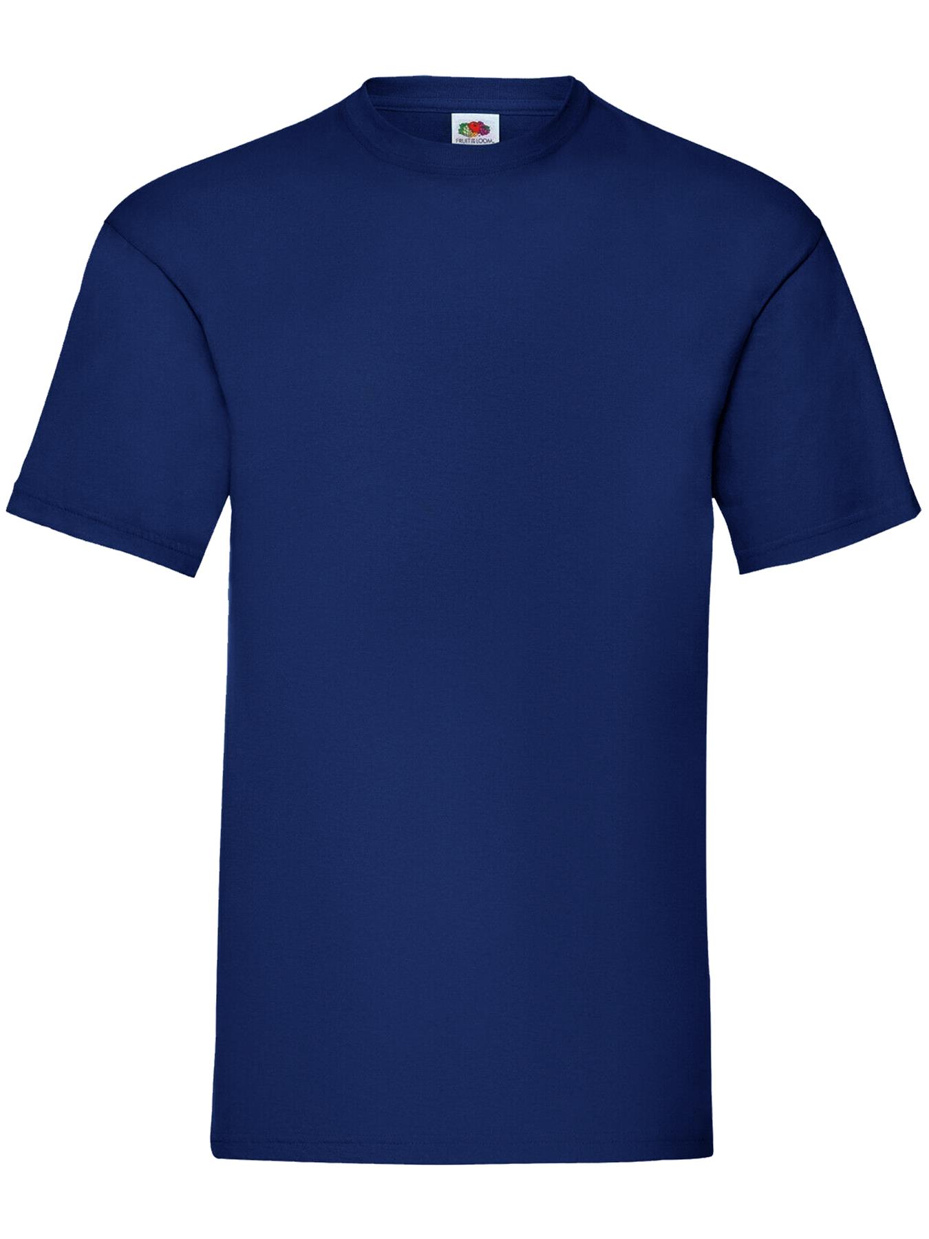 Fruit of the Loom Mens 5 Pack T-Shirts 100% Cotton Plain Solid Tee Shirt - Picture 6 of 36