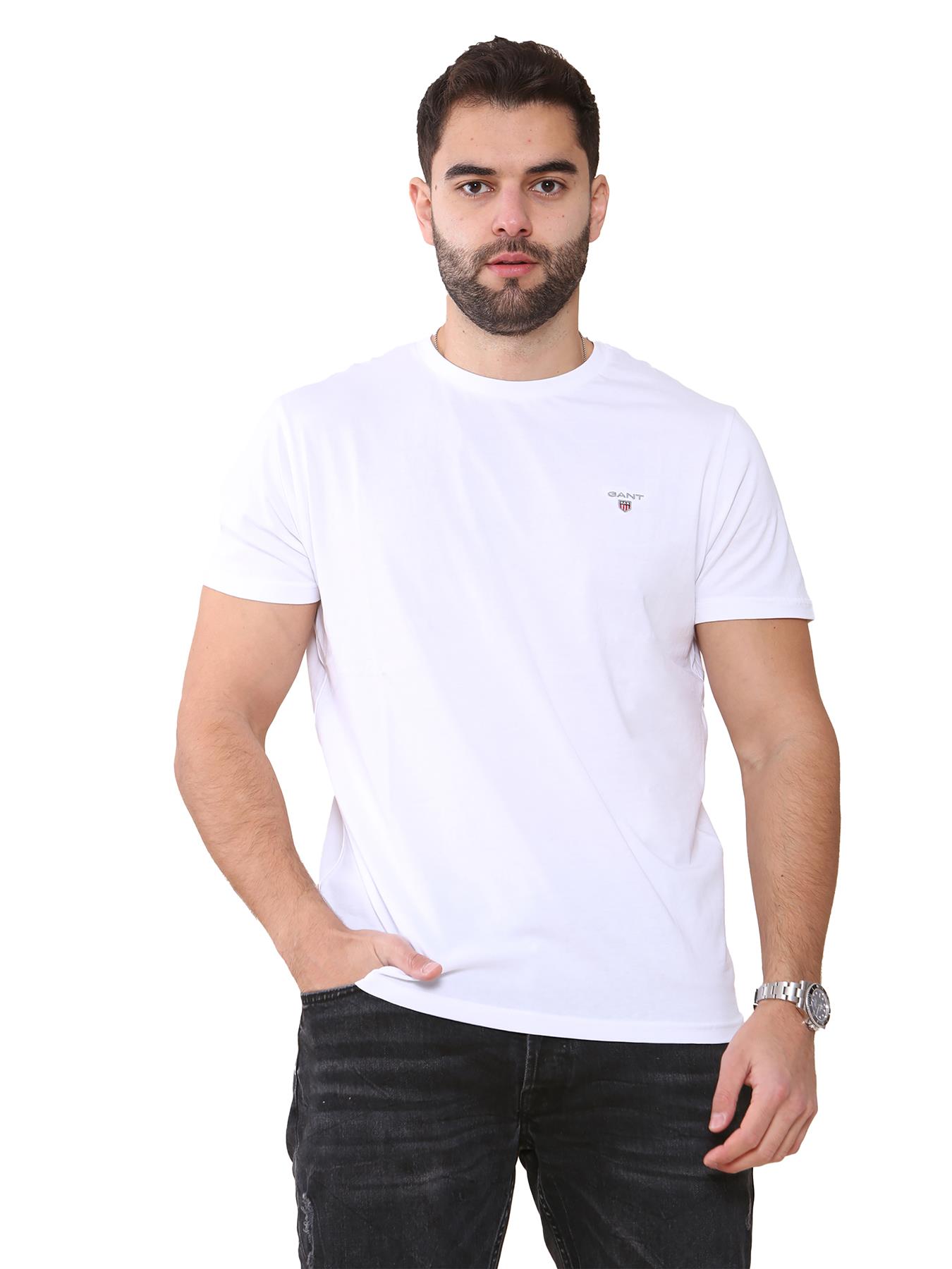 GANT Algodón Hombre Camisetas Manga Corta Casual Top Cuello Redondo Talla UK - Imagen 80 de 95