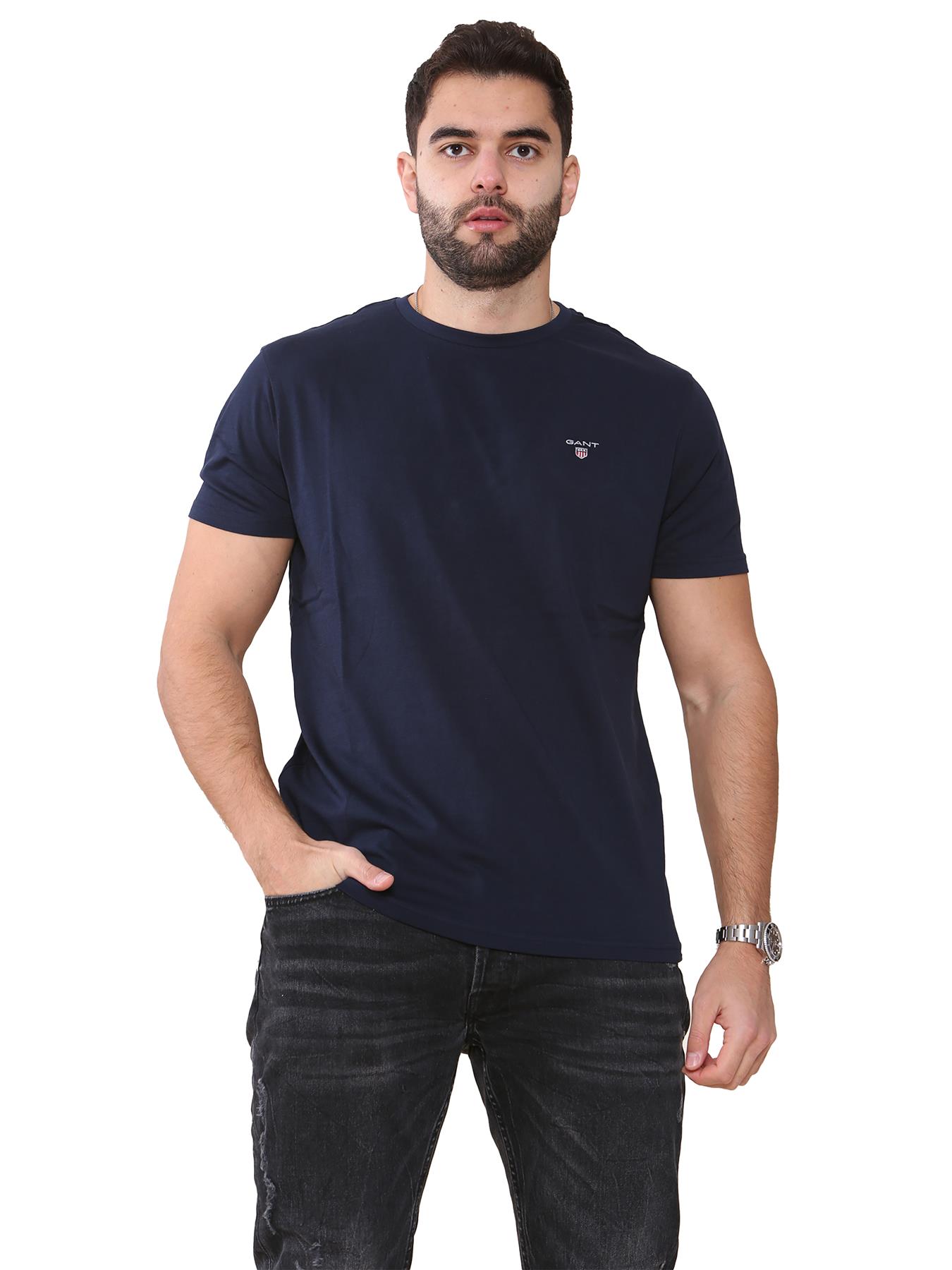GANT Algodón Hombre Camisetas Manga Corta Casual Top Cuello Redondo Talla UK - Imagen 17 de 95