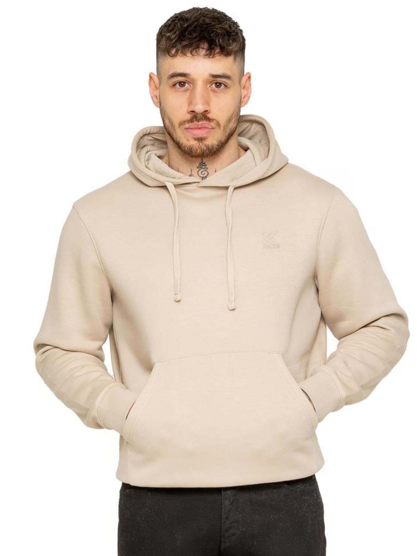 Kruze Herren Kapuzenpullover Freizeit Fleece mit Kapuze Top - Picture 24 of 26