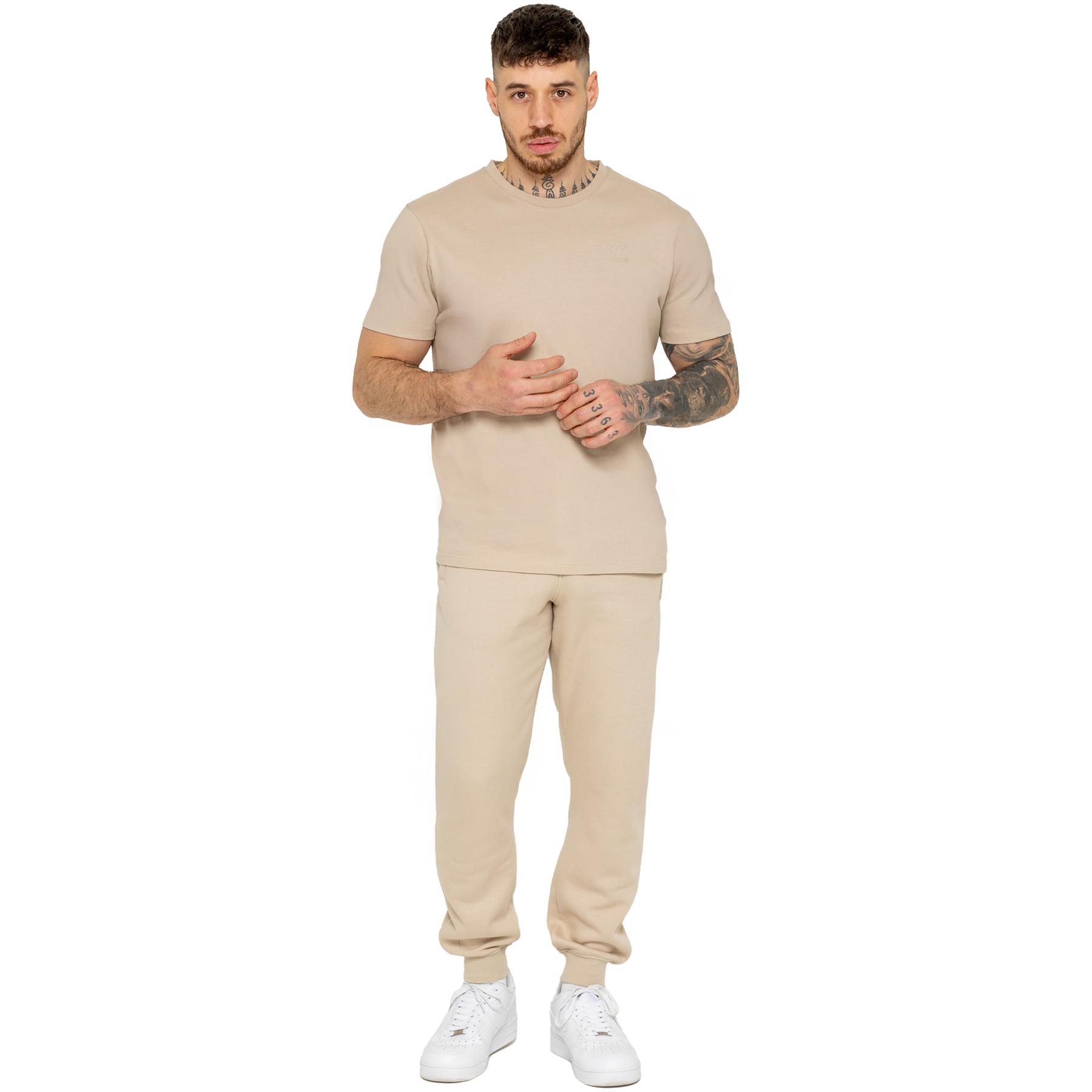 Kruze Hommes Jogging Décontracté à Élastique Polaire Coupe Standard Jogging Bas - Picture 16 of 16