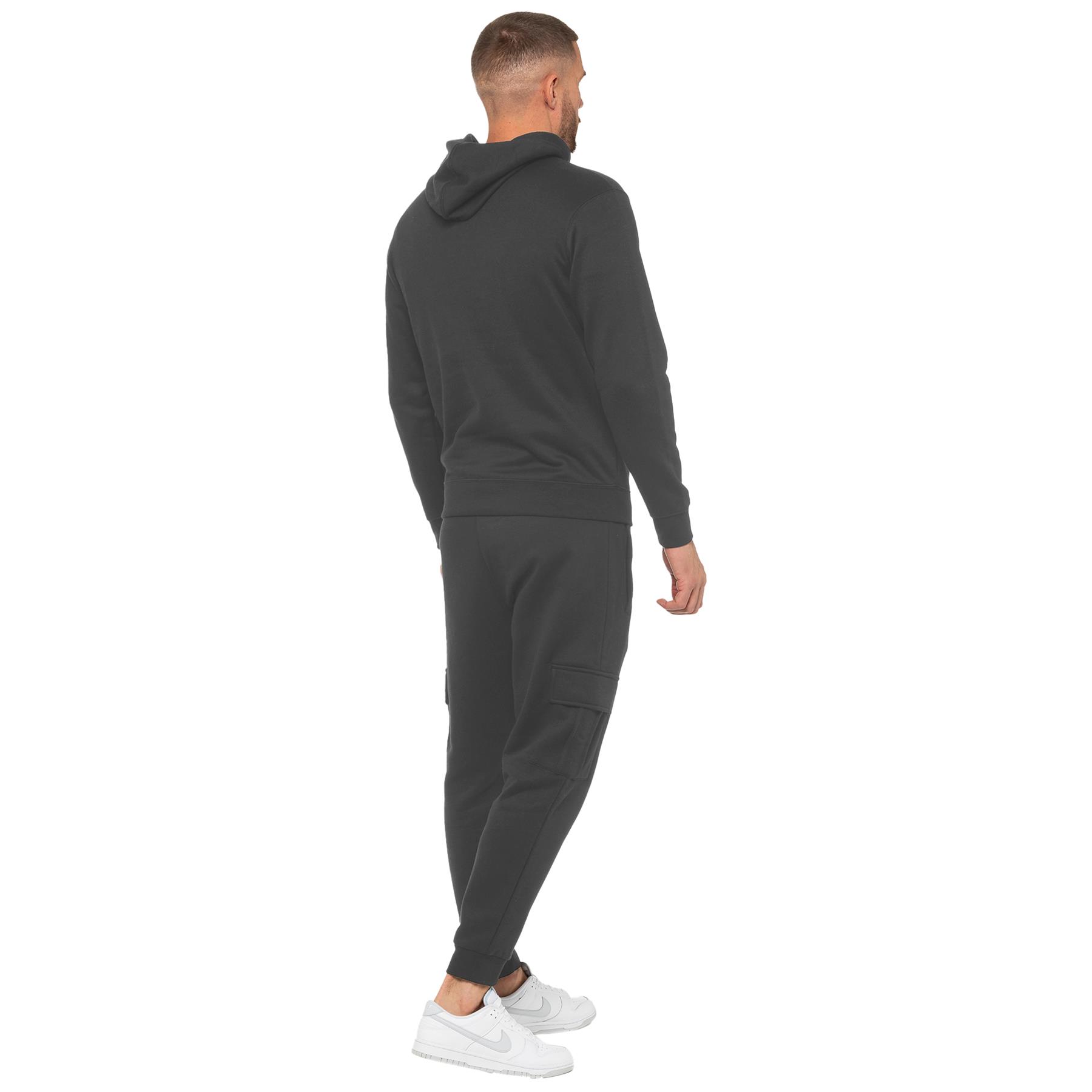 Enzo Mens Tracksuit Set Zip Regular Fit Hoodie Cuffed Joggers Casual 2pc Suit - Picture 75 of 107